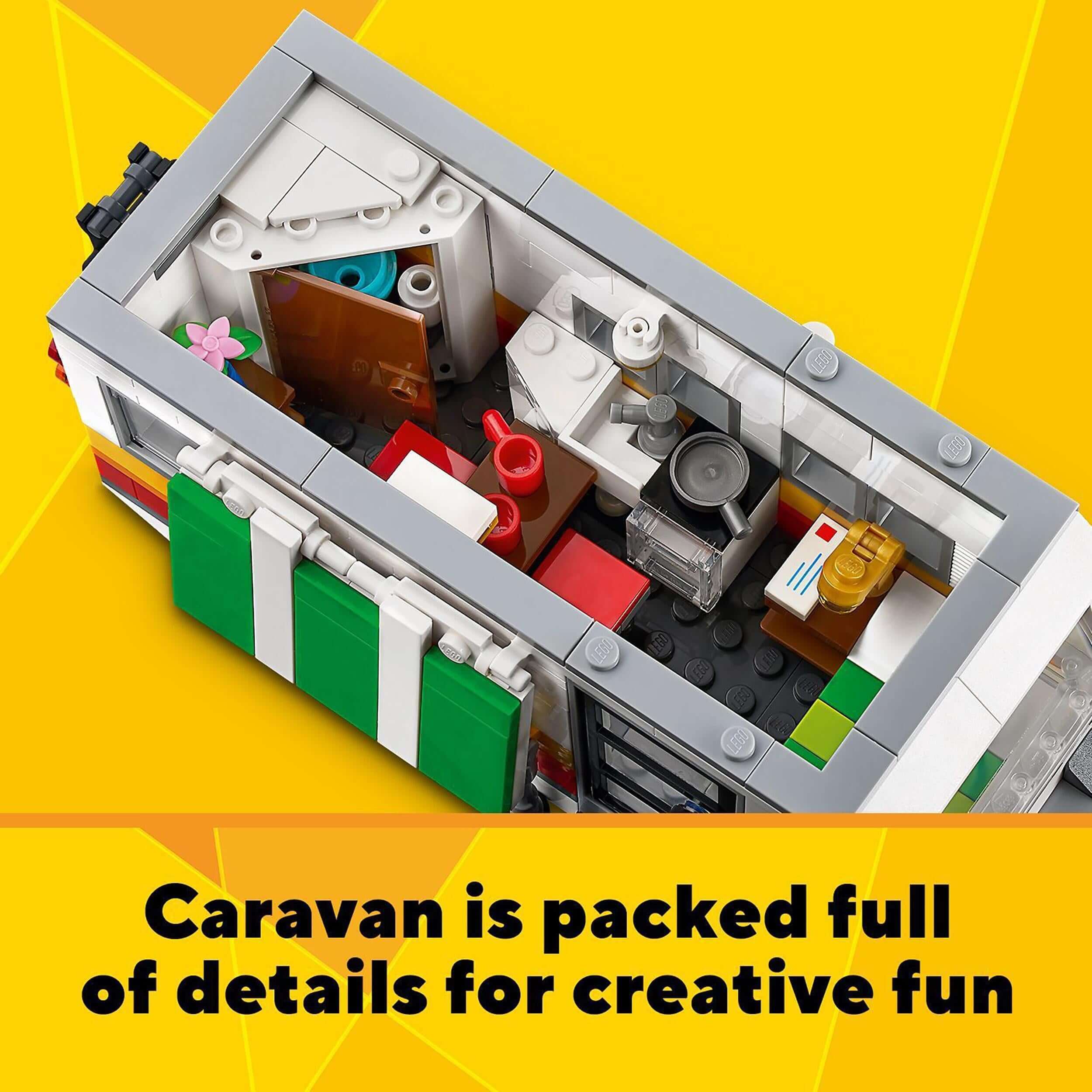 LEGO® Creator 3in1 Caravan Family Holiday Set 31108