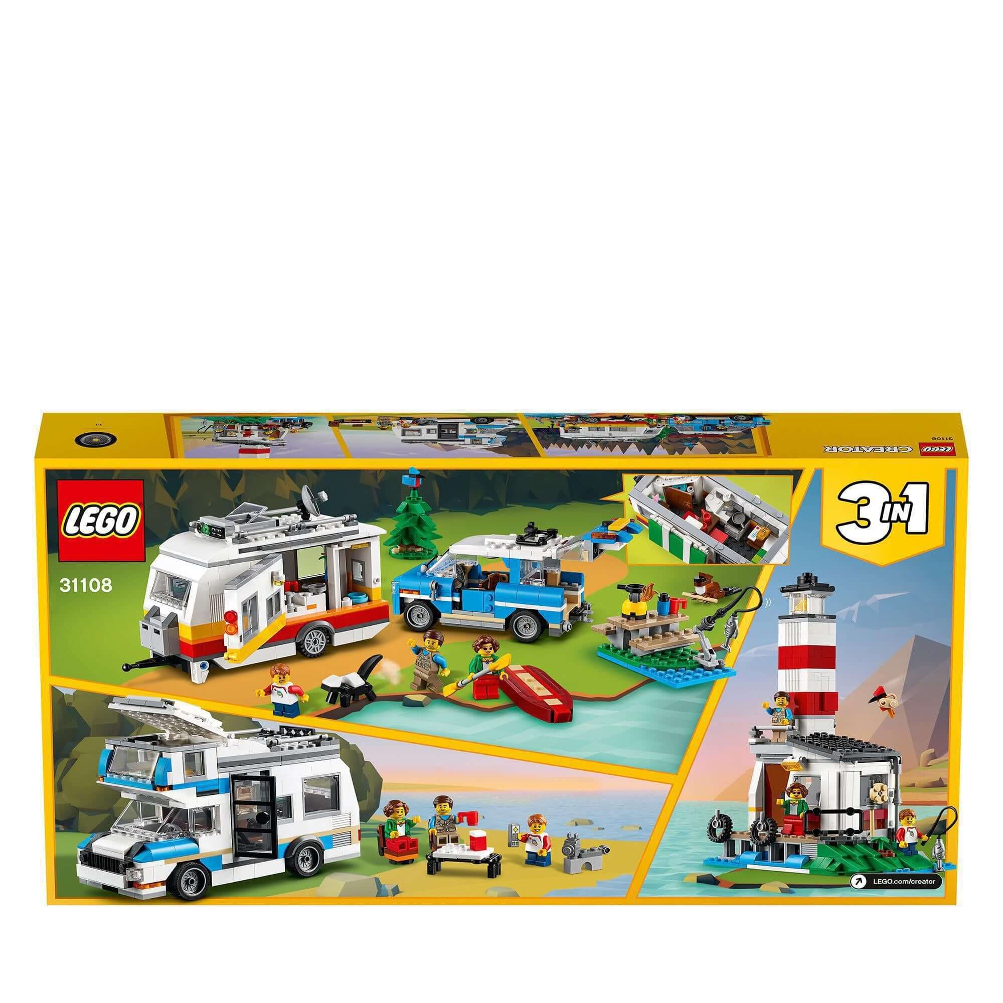LEGO® Creator 3in1 Caravan Family Holiday Set 31108