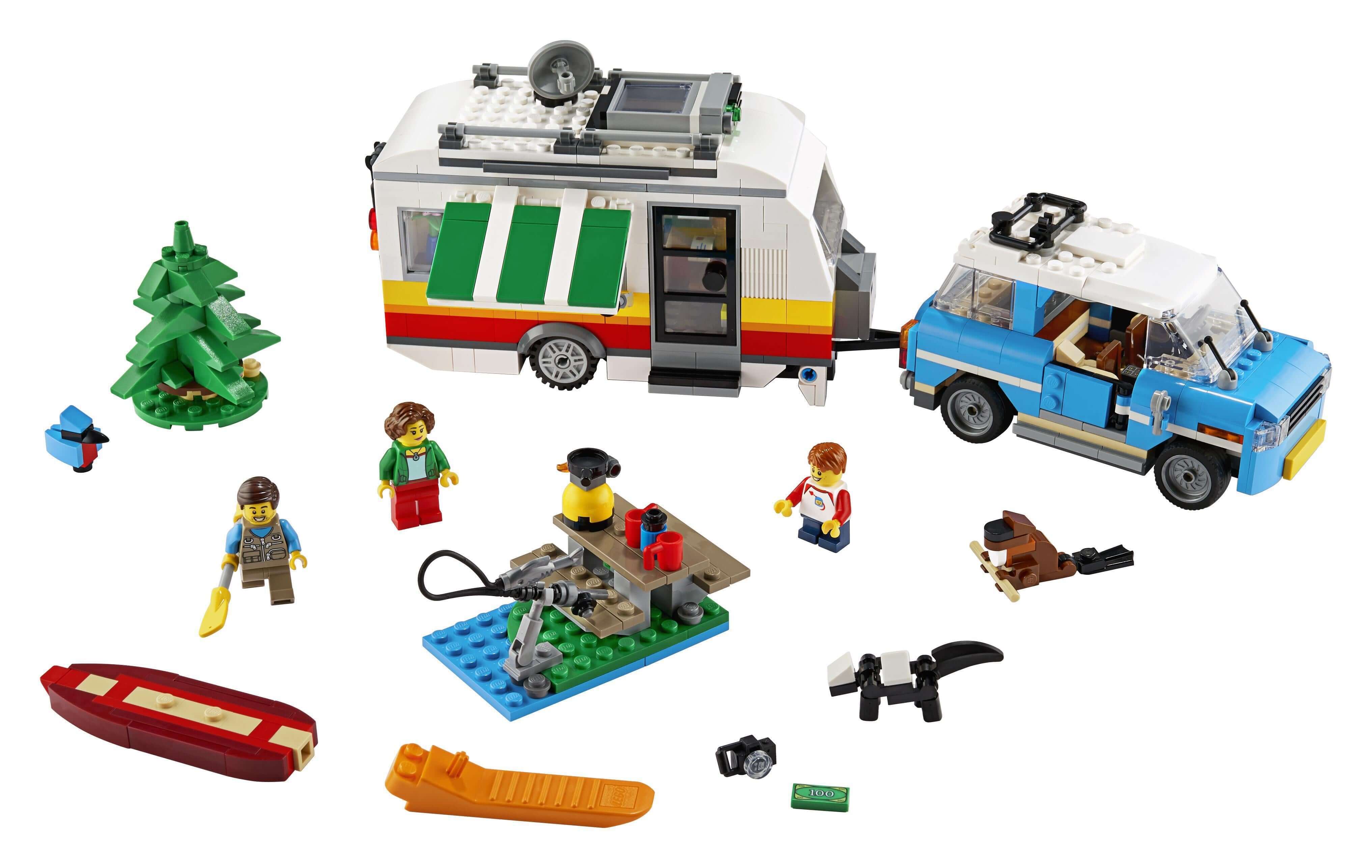 LEGO® Creator 3in1 Caravan Family Holiday Set 31108