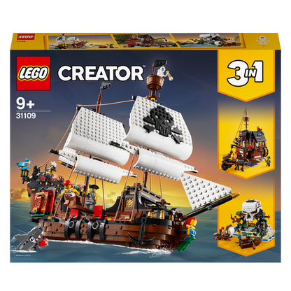 LEGO® Creator 3in1 Pirate Ship Building Set 31109