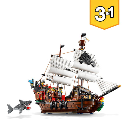 LEGO® Creator 3in1 Pirate Ship Building Set 31109
