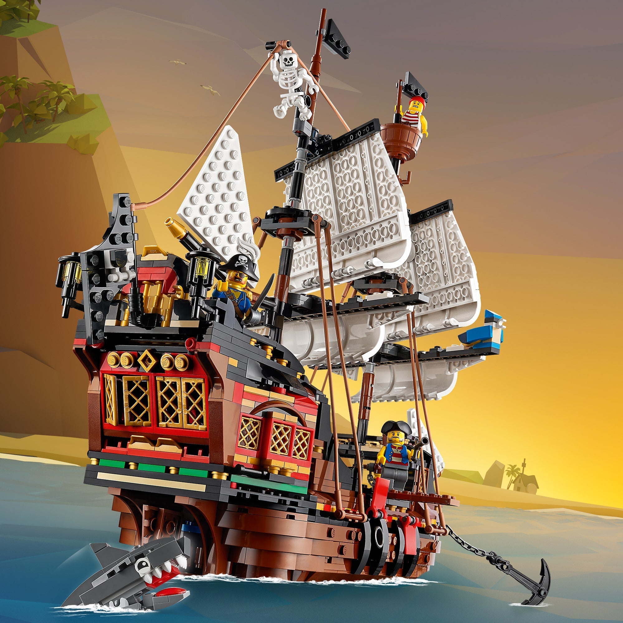 LEGO® Creator 3in1 Pirate Ship Building Set 31109