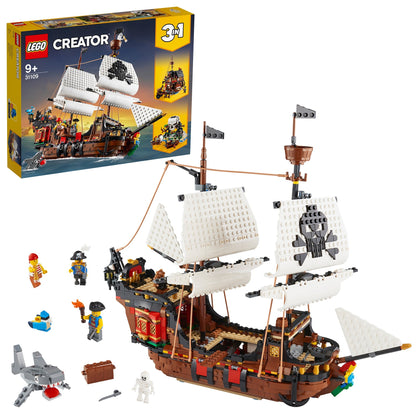 LEGO® Creator 3in1 Pirate Ship Building Set 31109