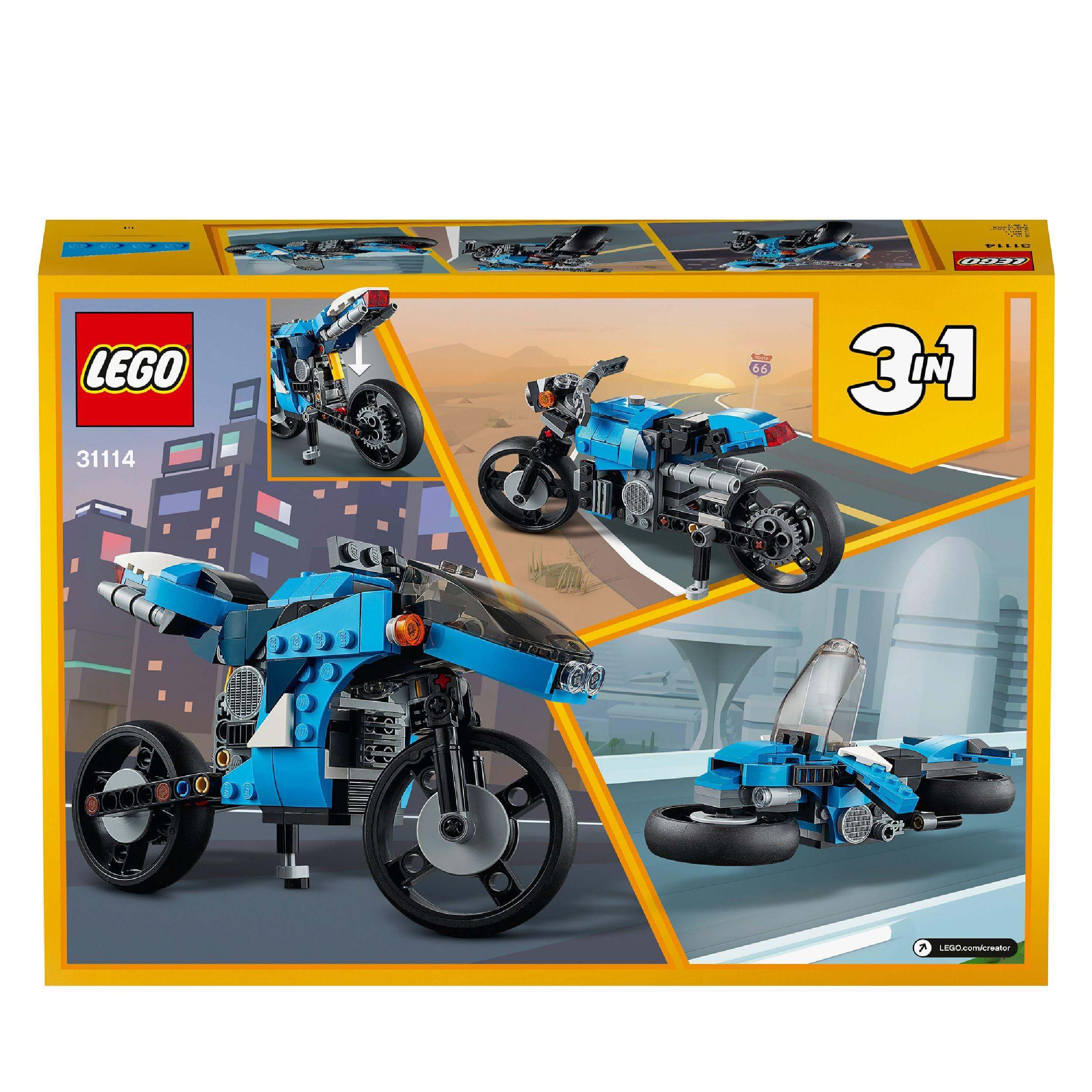 LEGO® Creator 3 in 1 Superbike Building Set 31114