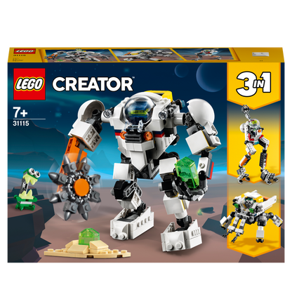 LEGO® Creator 3 in 1 Space Mining Mech Toy 31115