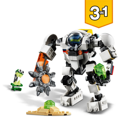 LEGO® Creator 3 in 1 Space Mining Mech Toy 31115