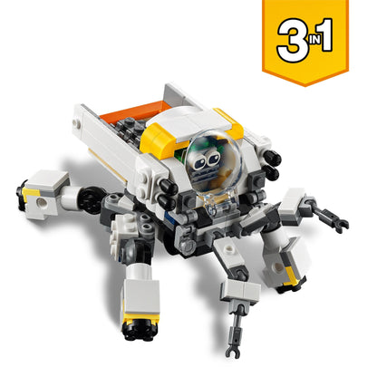 LEGO® Creator 3 in 1 Space Mining Mech Toy 31115