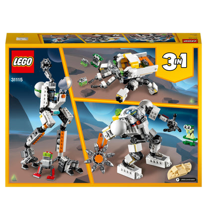 LEGO® Creator 3 in 1 Space Mining Mech Toy 31115