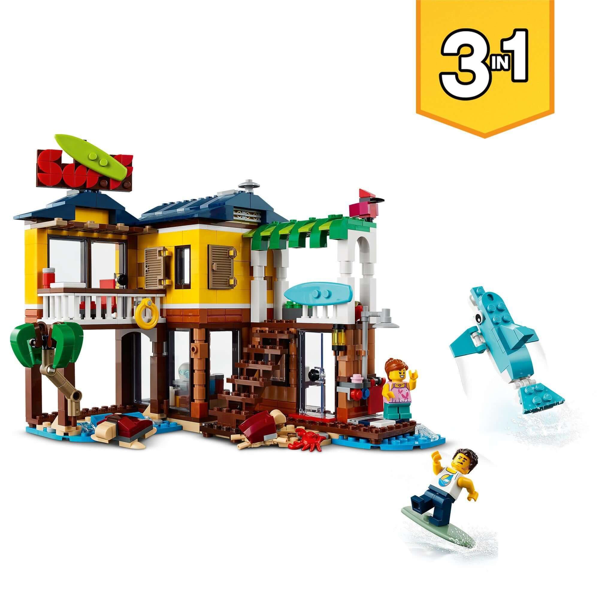 LEGO® Creator 3 in 1 Surfer Beach House Set 31118