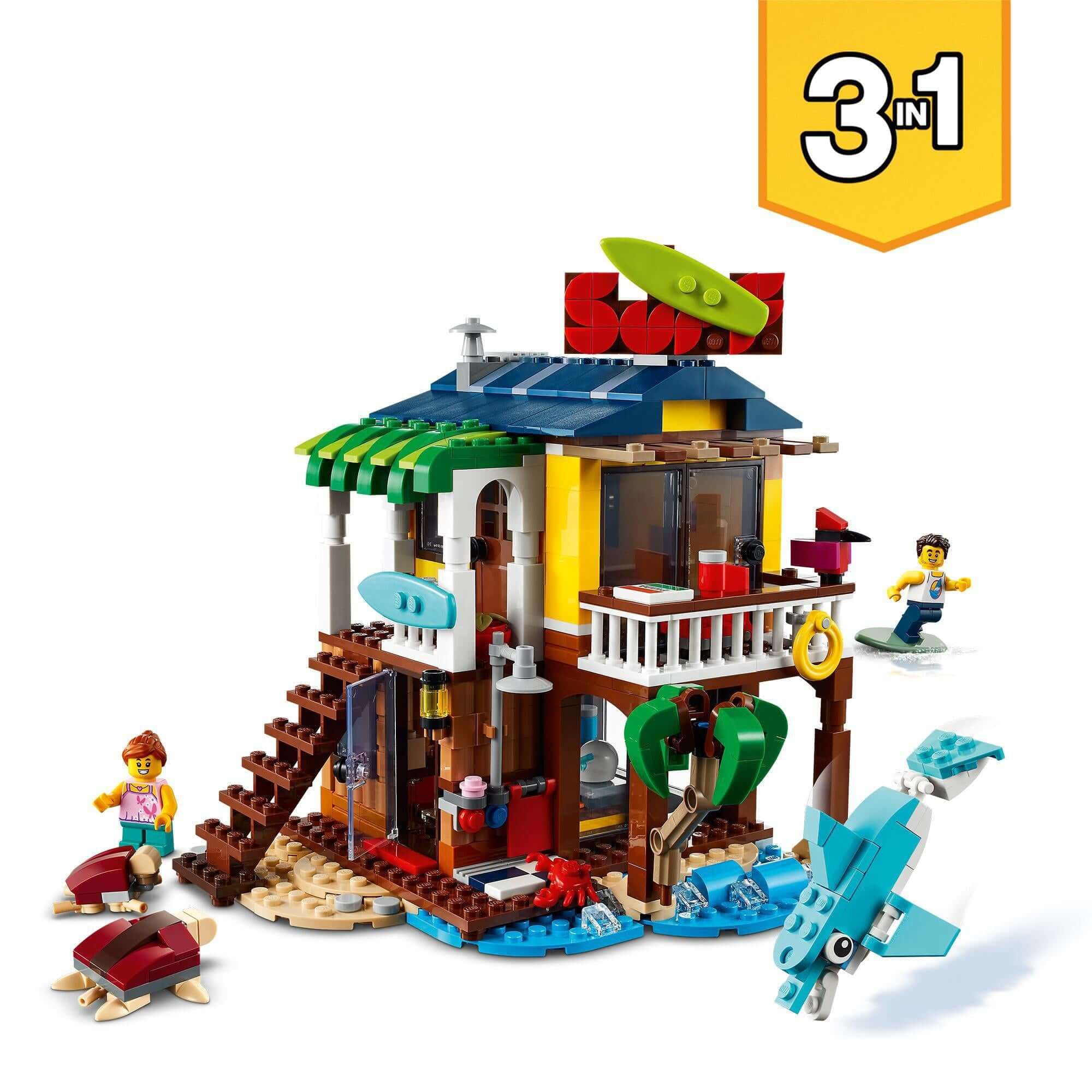 LEGO® Creator 3 in 1 Surfer Beach House Set 31118