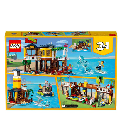LEGO® Creator 3 in 1 Surfer Beach House Set 31118