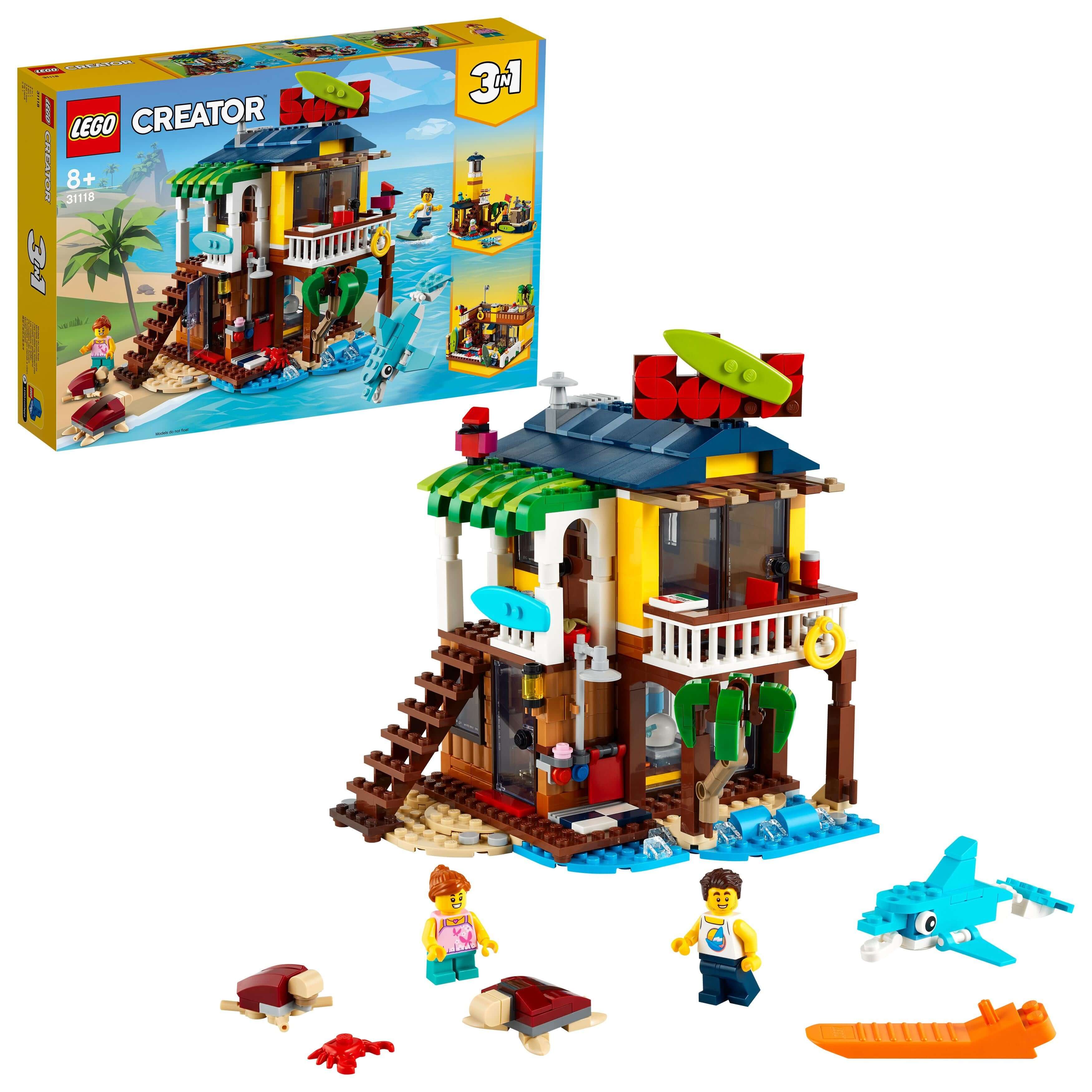 LEGO® Creator 3 in 1 Surfer Beach House Set 31118