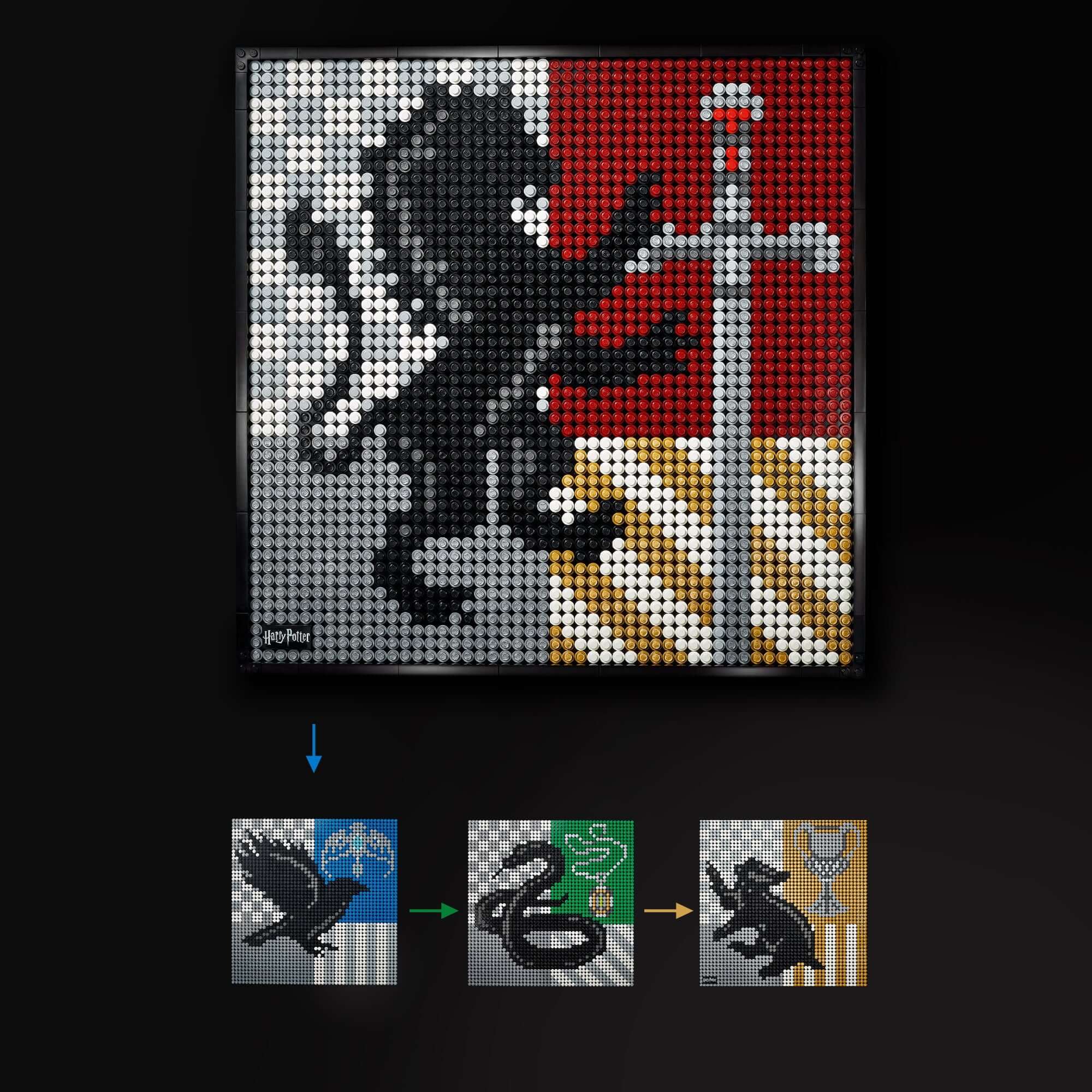 LEGO® Art Harry Potter Hogwarts Crests Set 31201