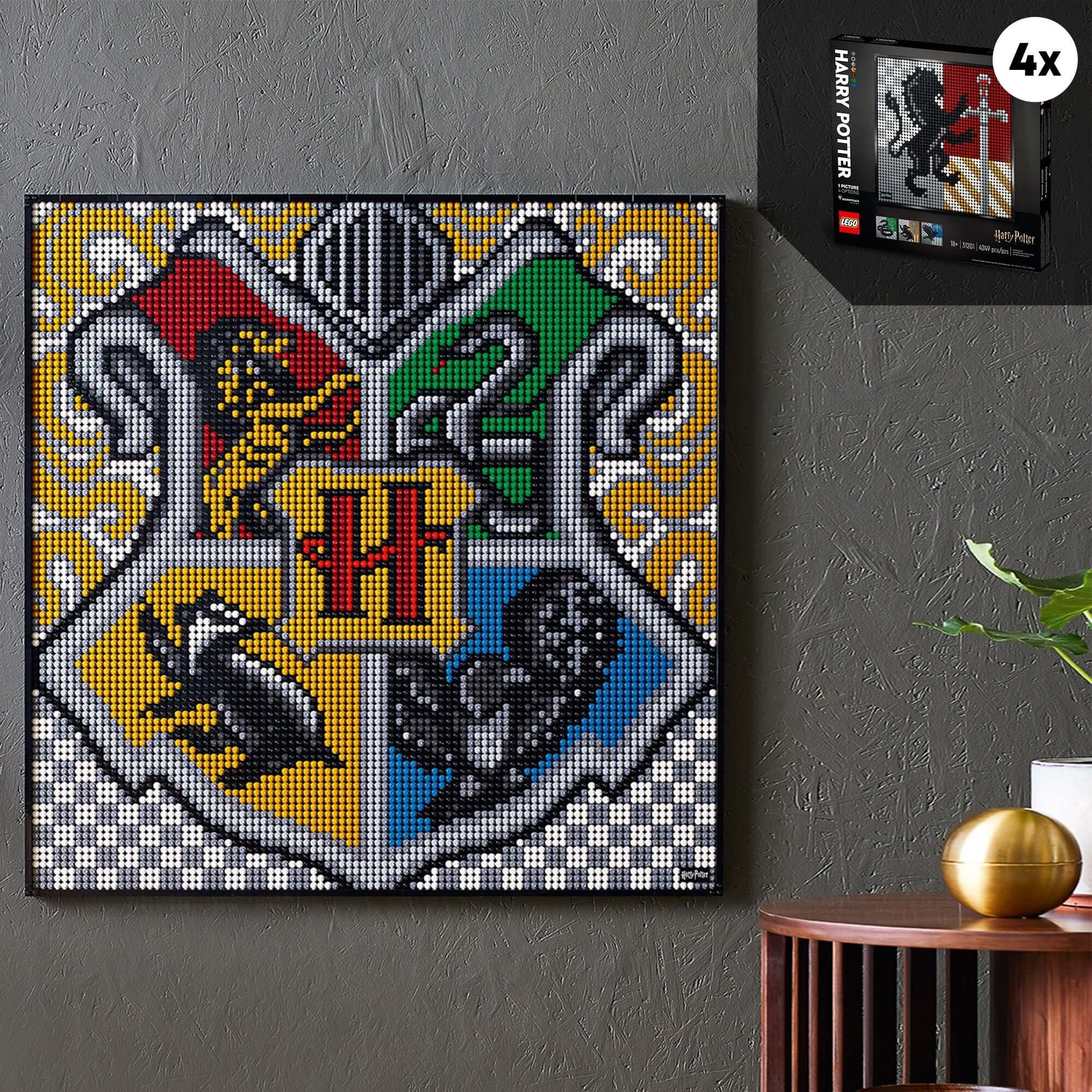 LEGO® Art Harry Potter Hogwarts Crests Set 31201