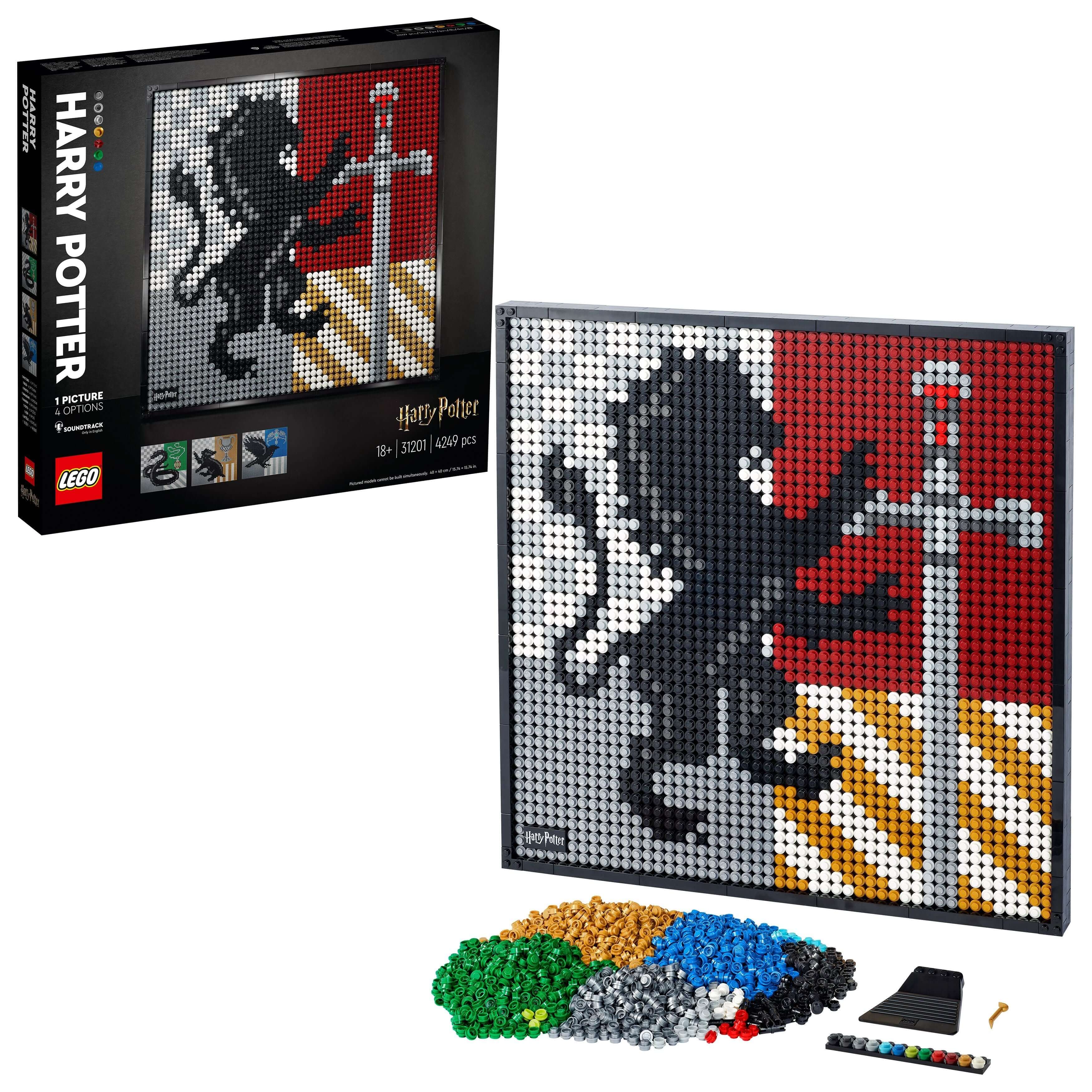 LEGO® Art Harry Potter Hogwarts Crests Set 31201