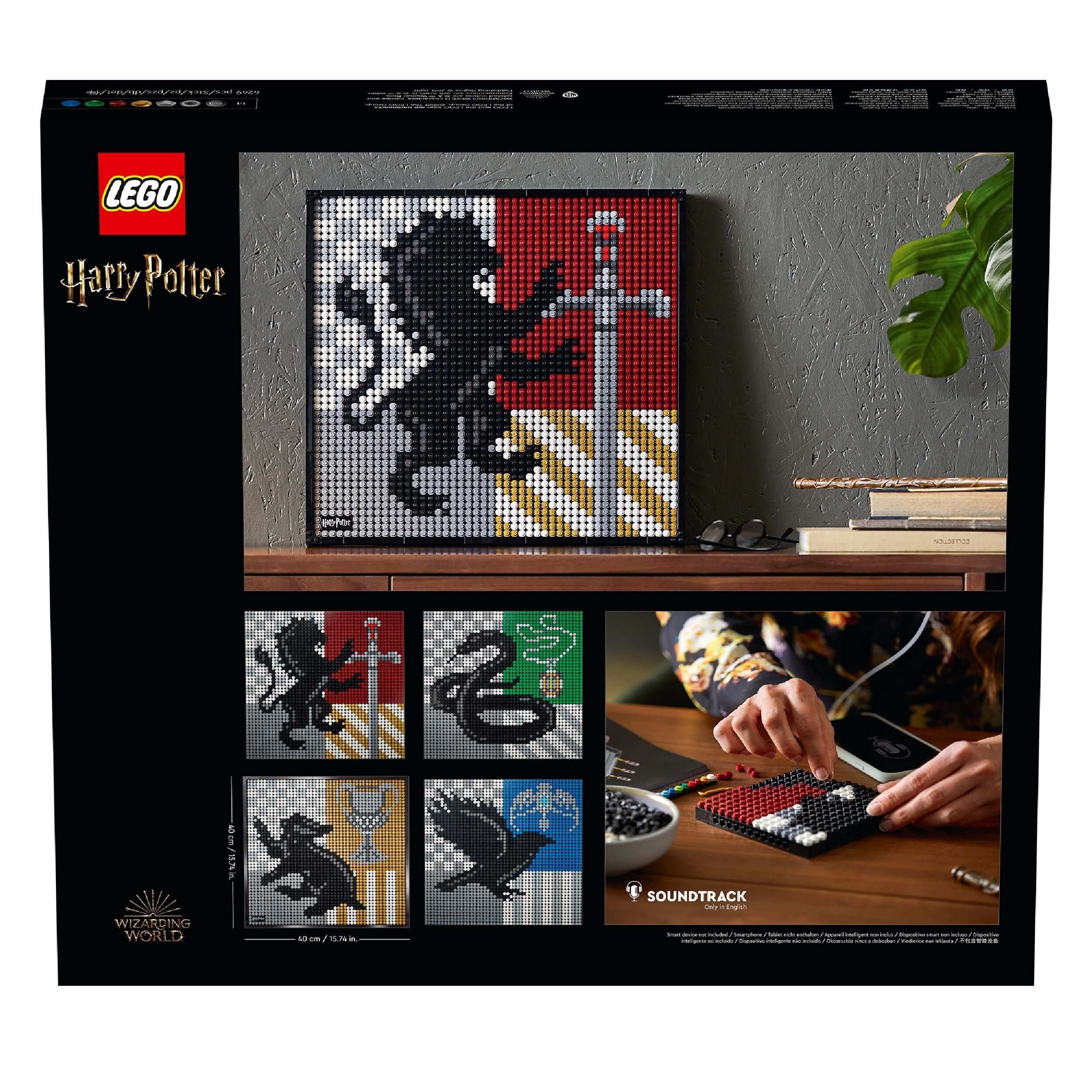LEGO® Art Harry Potter Hogwarts Crests Set 31201