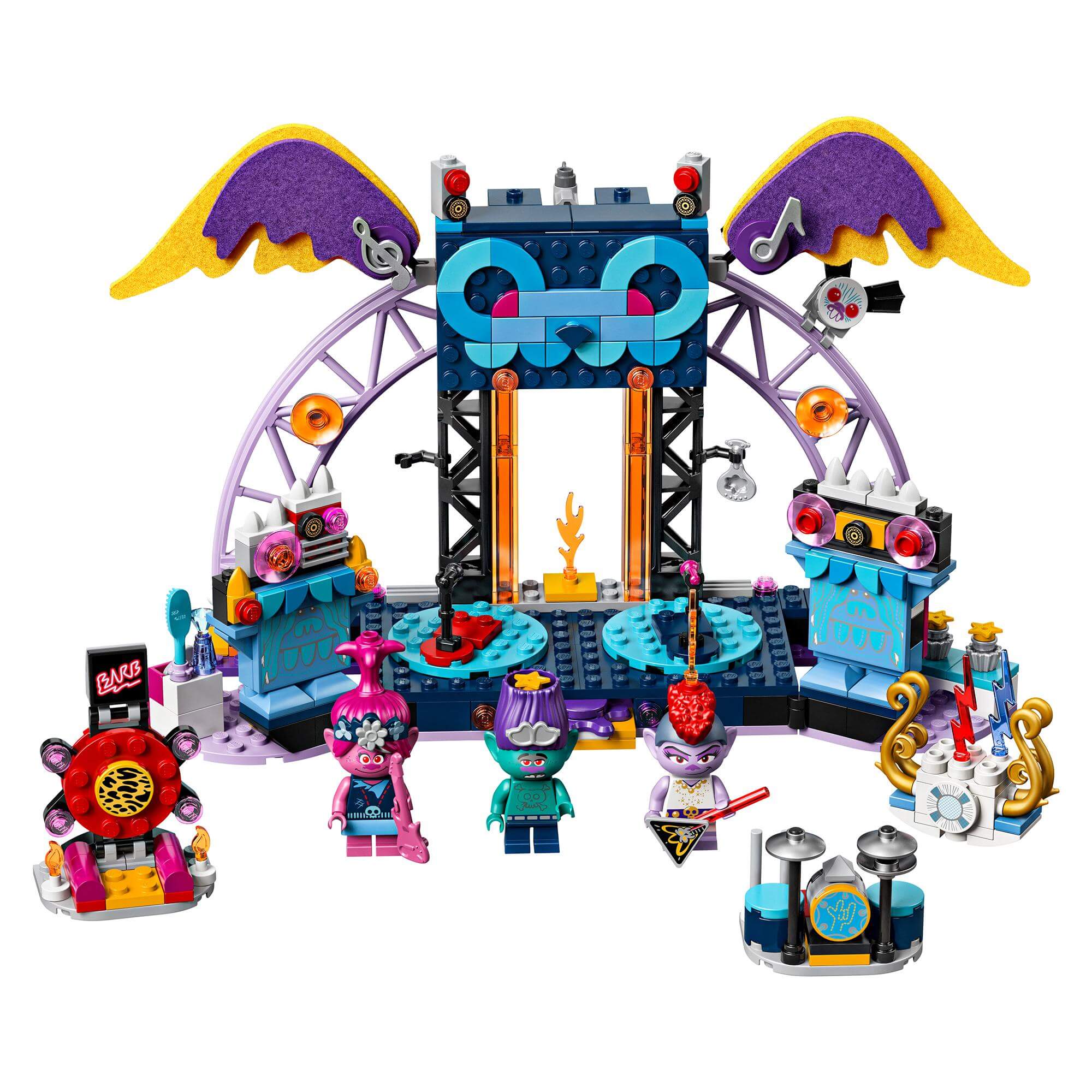LEGO® Trolls Volcano Rock City Concert Playset 41254