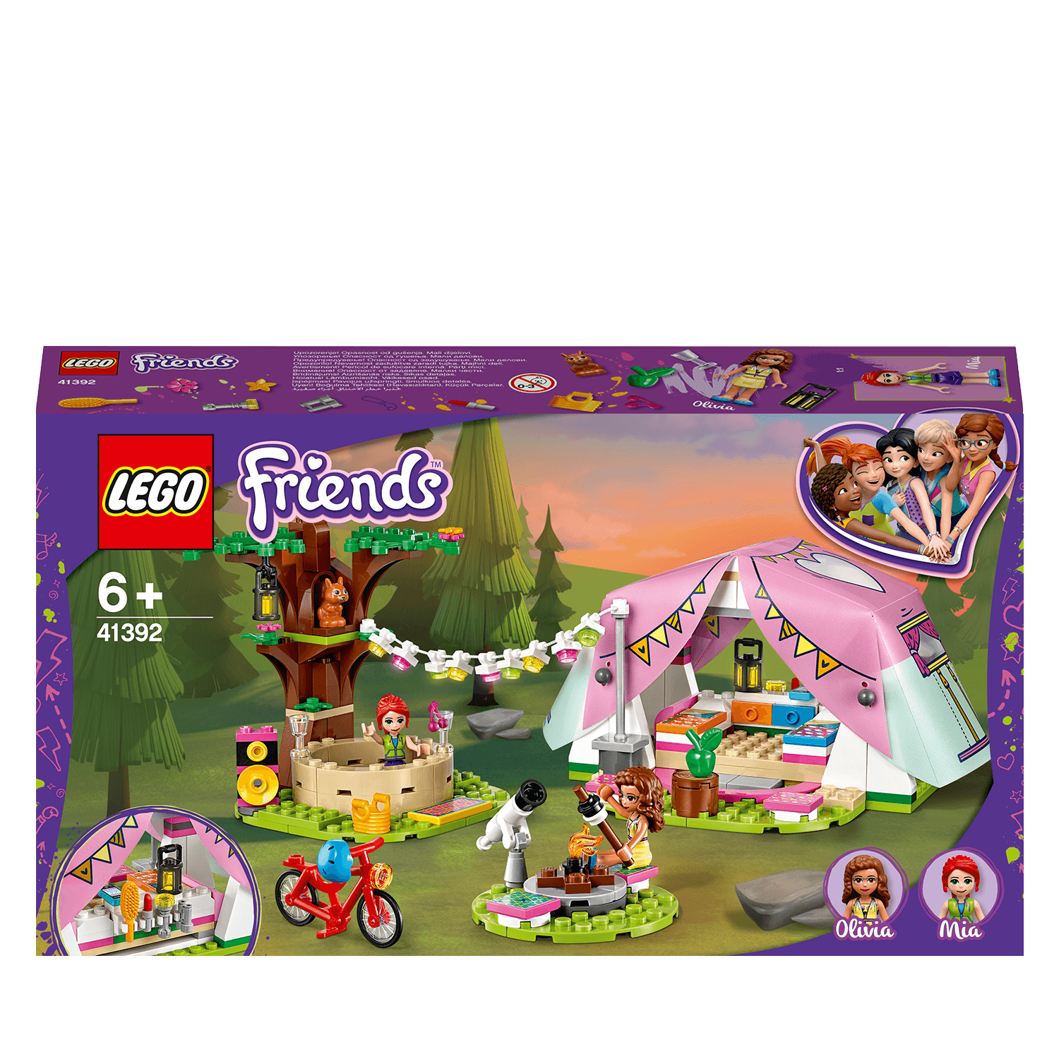 LEGO® Friends Nature Glamping Camping Set 41392