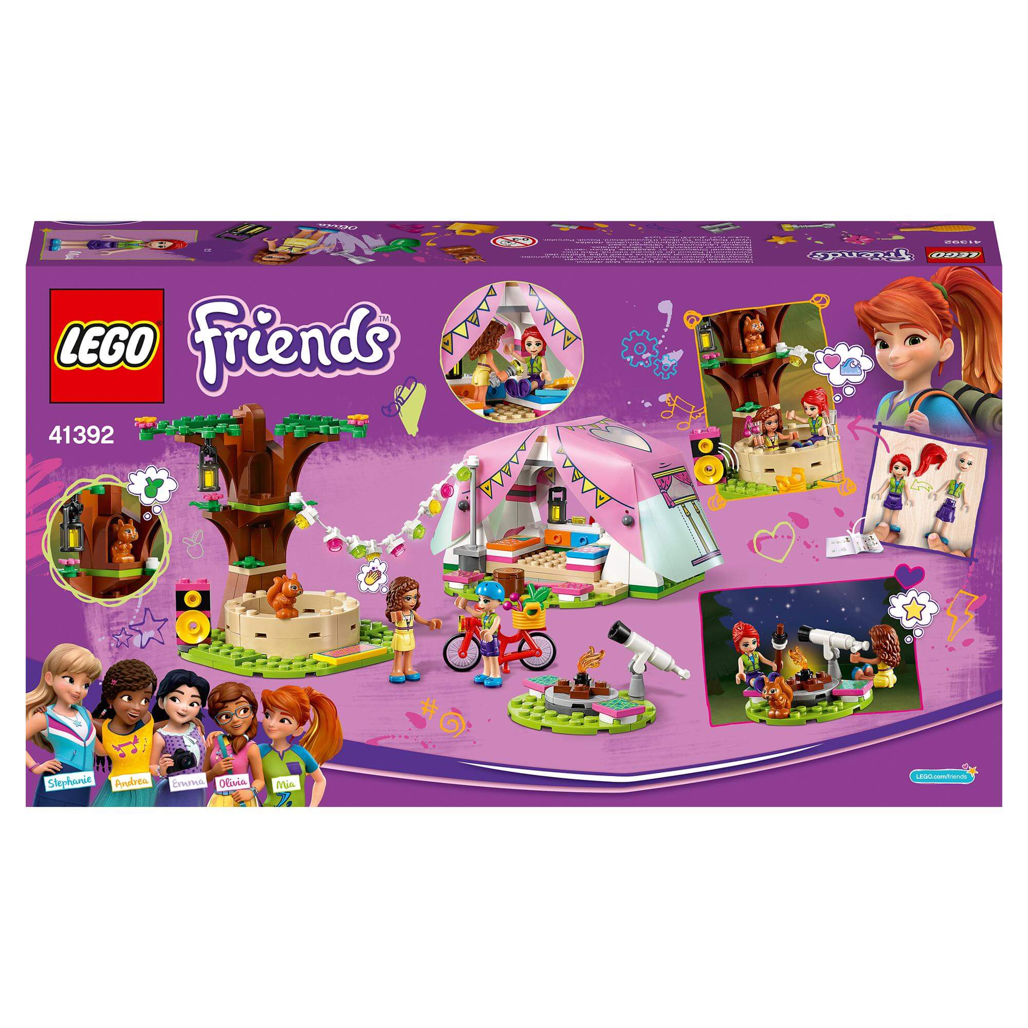 LEGO® Friends Nature Glamping Camping Set 41392