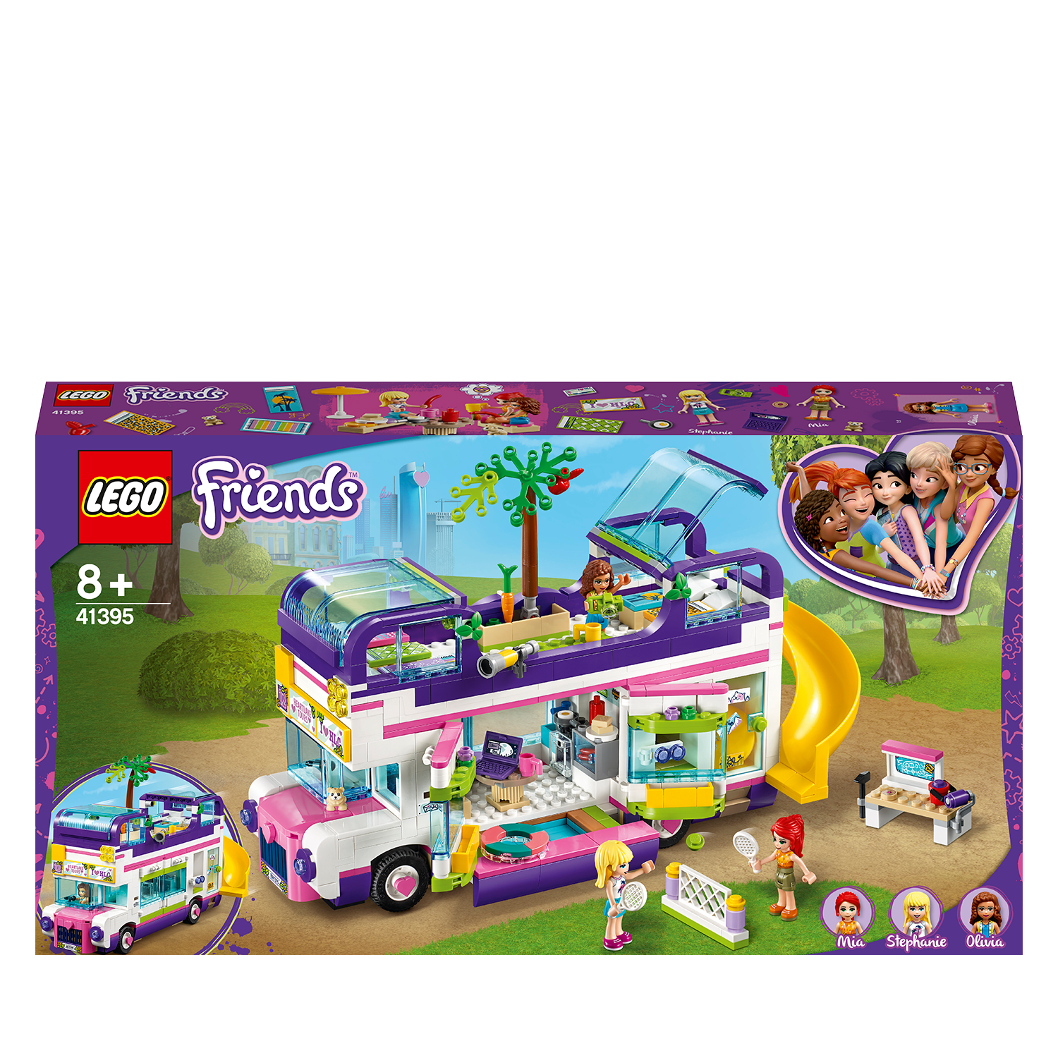 LEGO® Friends Friendship Bus Toy with Swim Pool 41395