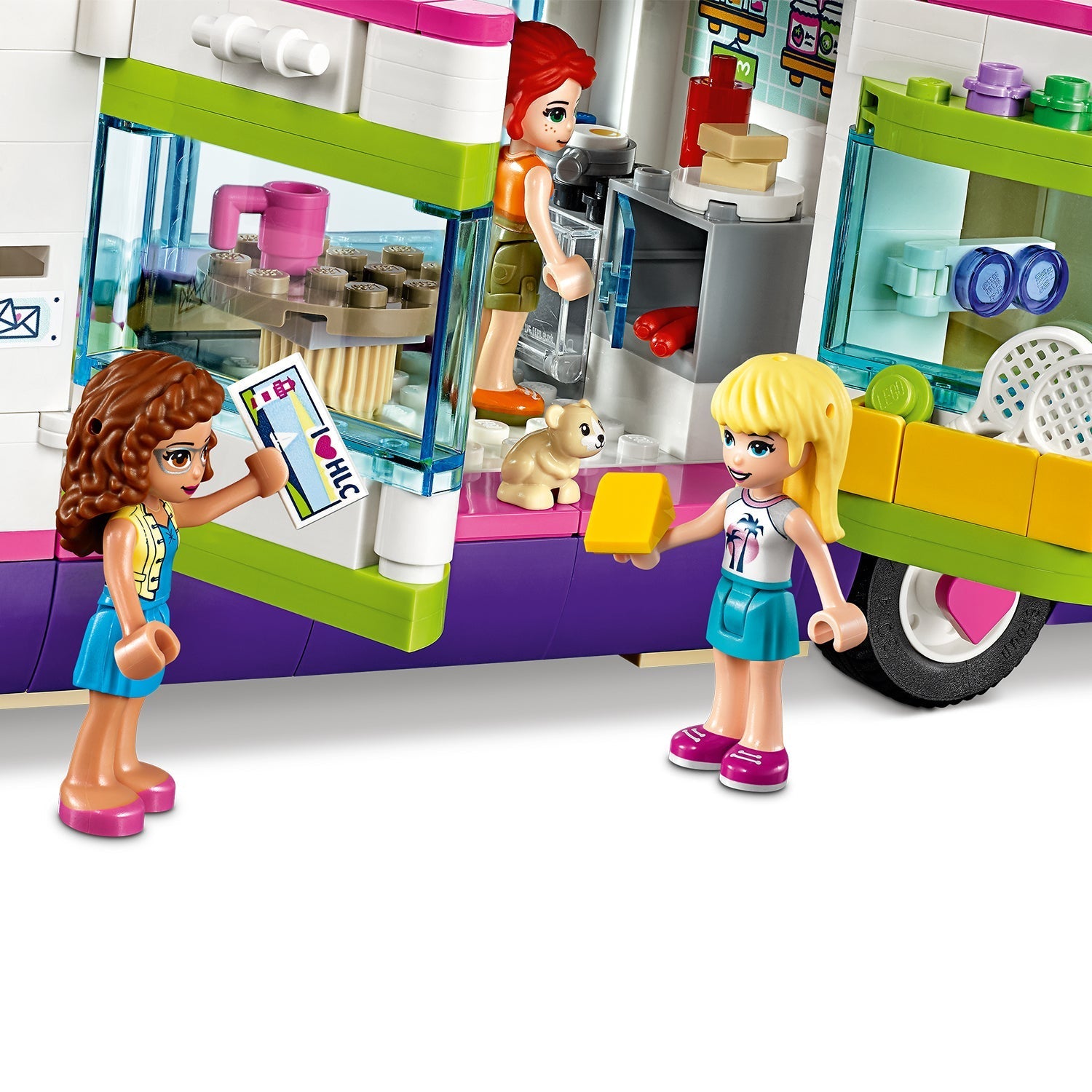 LEGO® Friends Friendship Bus Toy with Swim Pool 41395