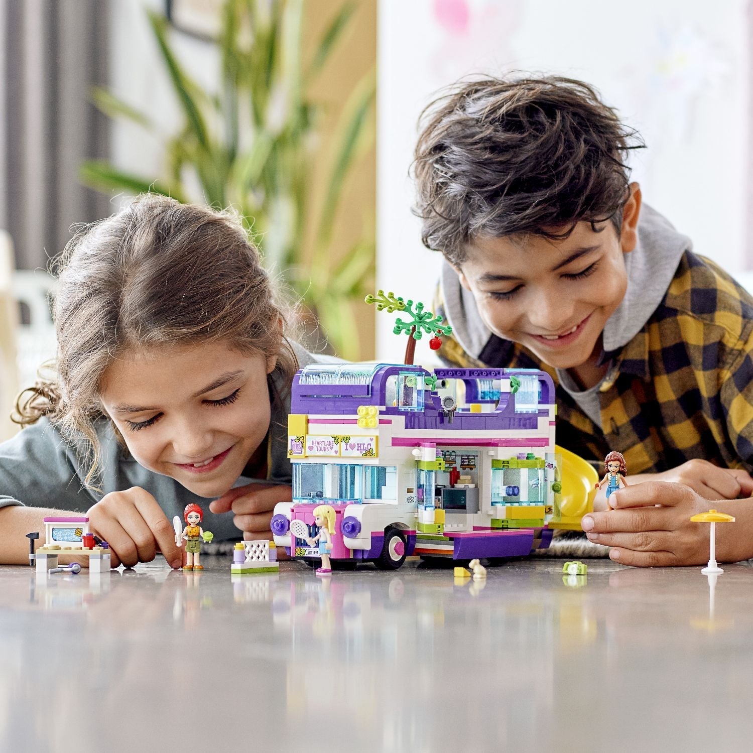 LEGO® Friends Friendship Bus Toy with Swim Pool 41395