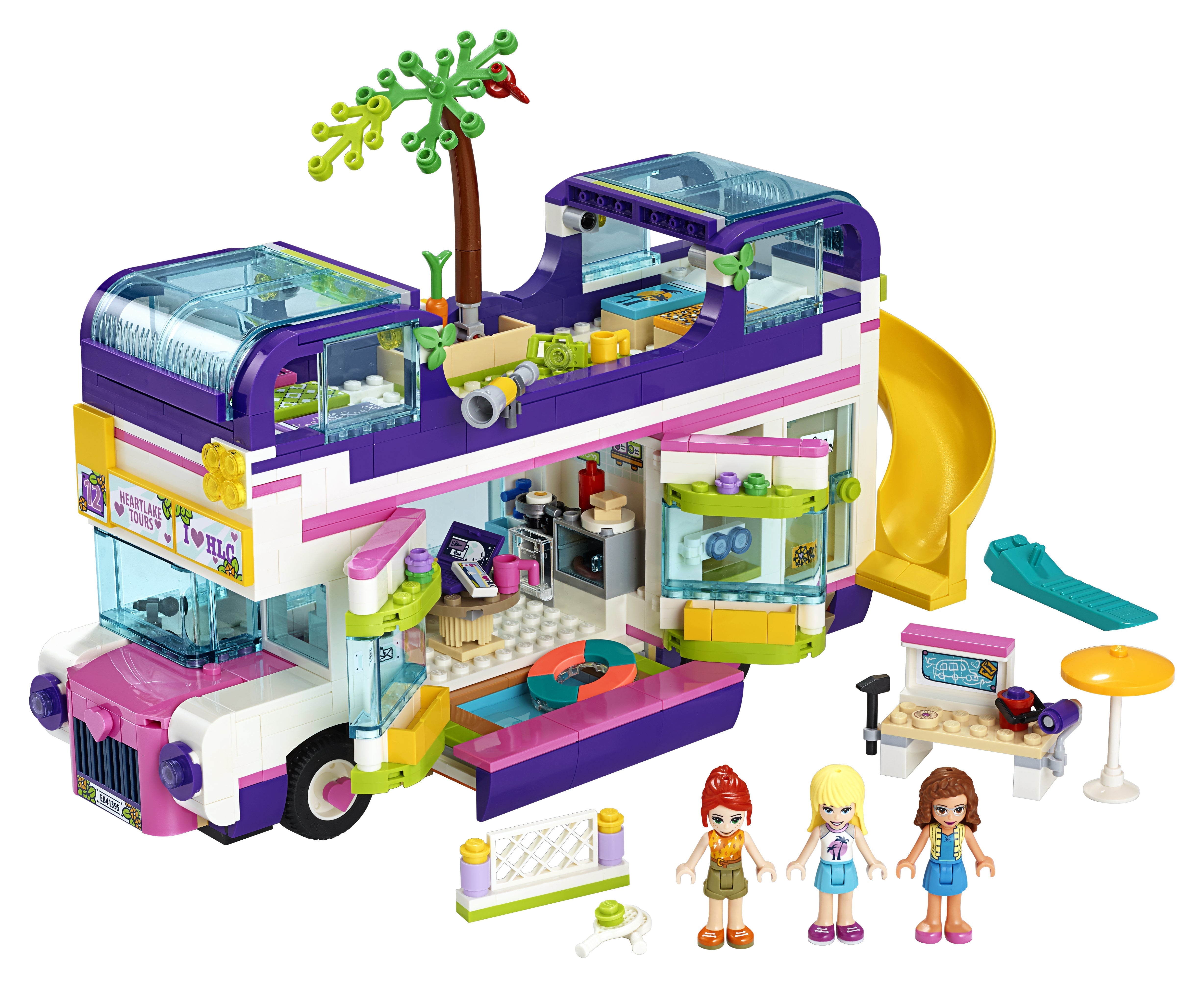 LEGO® Friends Friendship Bus Toy with Swim Pool 41395