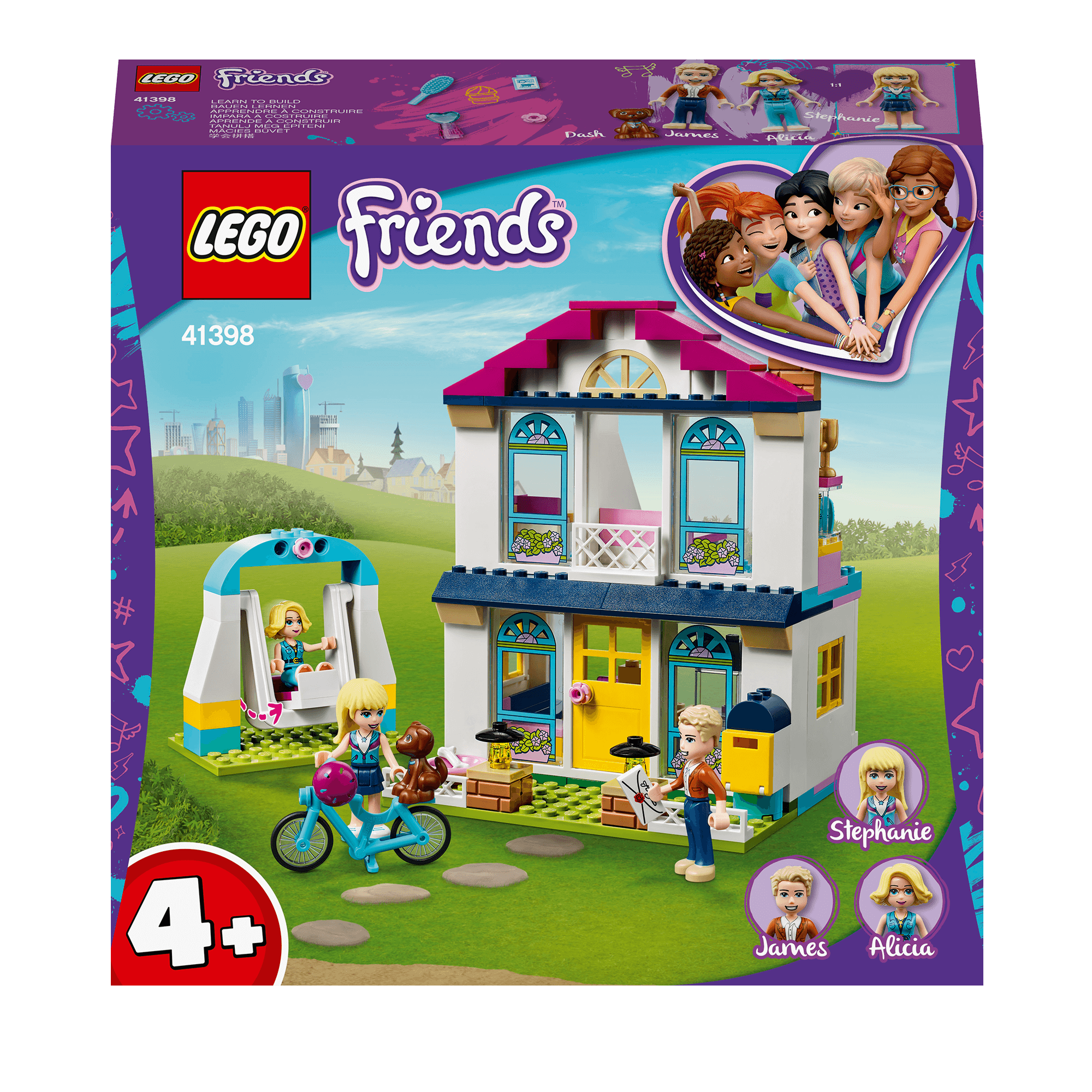 LEGO® Friends 4+ Stephanie's House Play Set 41398