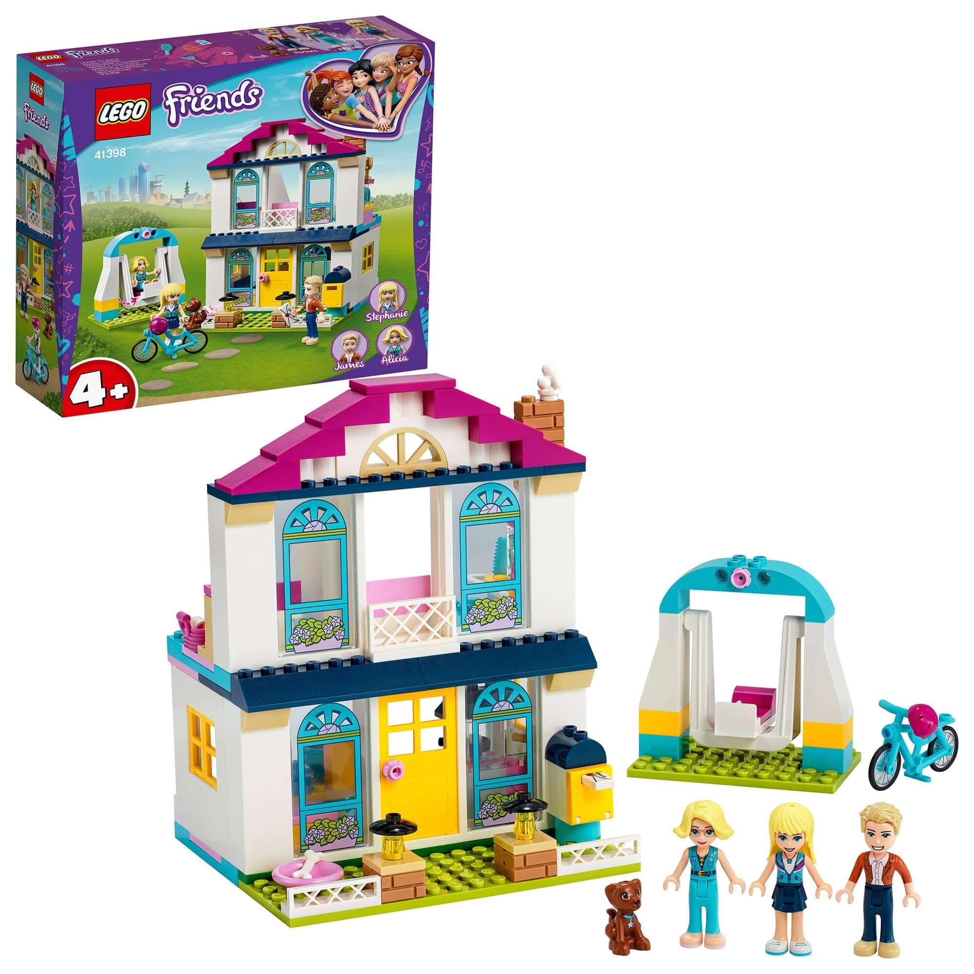 LEGO® Friends 4+ Stephanie's House Play Set 41398