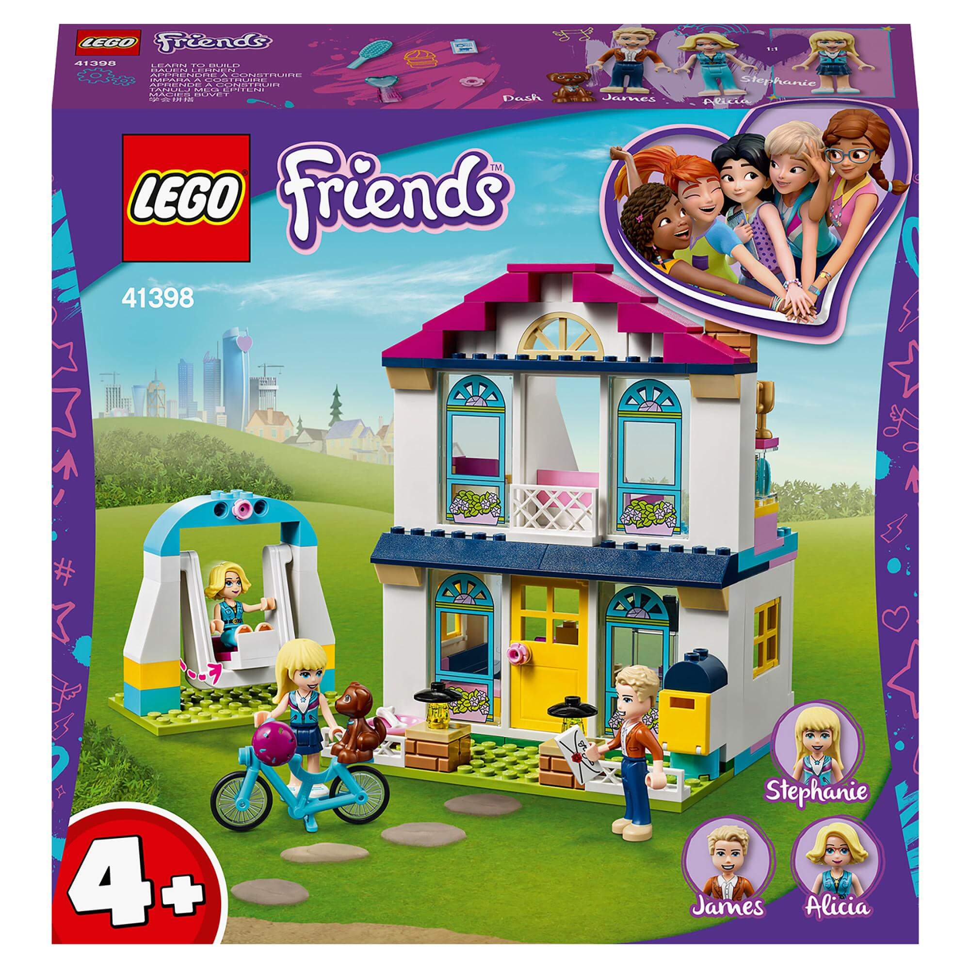 LEGO® Friends 4+ Stephanie's House Play Set 41398