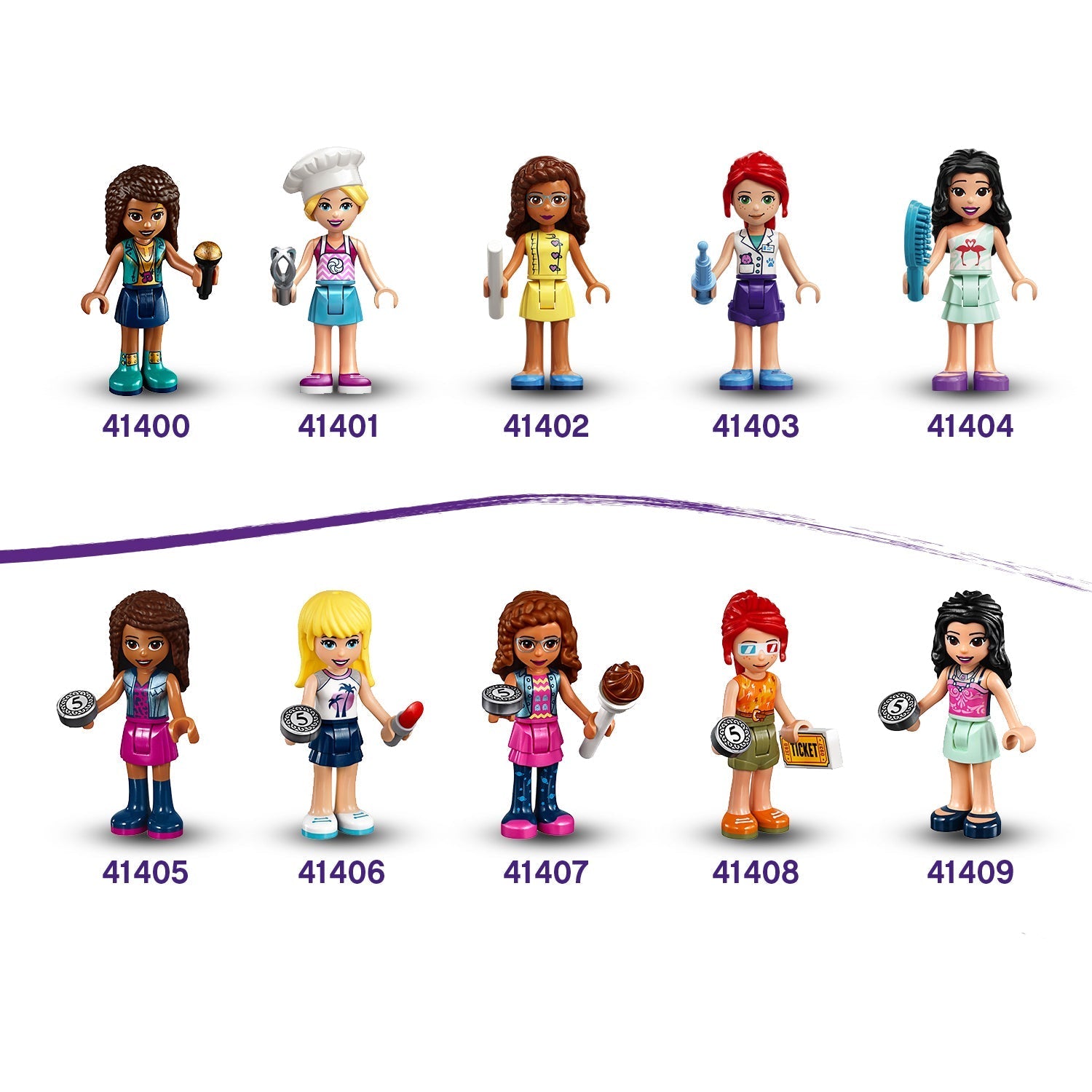 LEGO® Friends Stephanie's Shopping Play Cube 41406