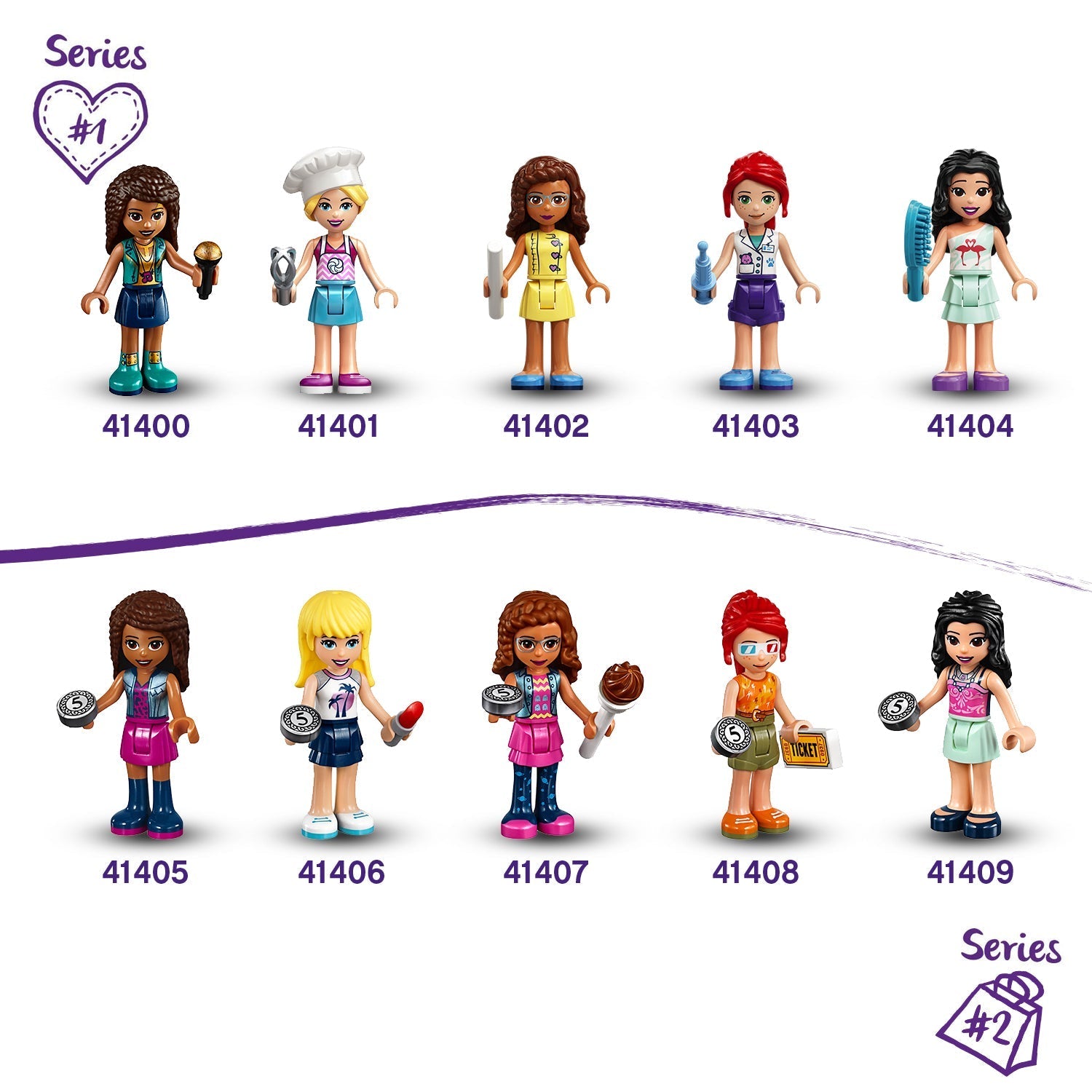 LEGO® Friends Stephanie's Shopping Play Cube 41406