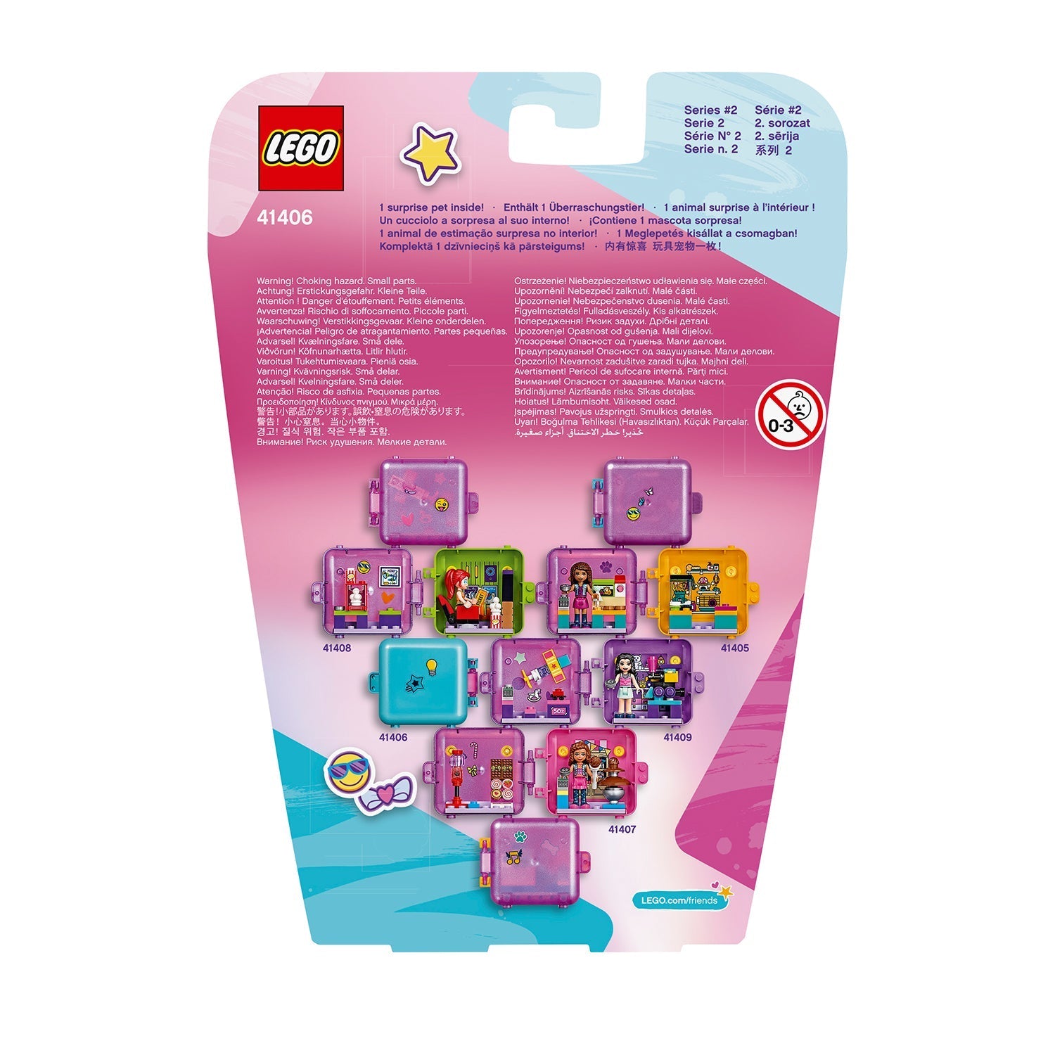 LEGO® Friends Stephanie's Shopping Play Cube 41406