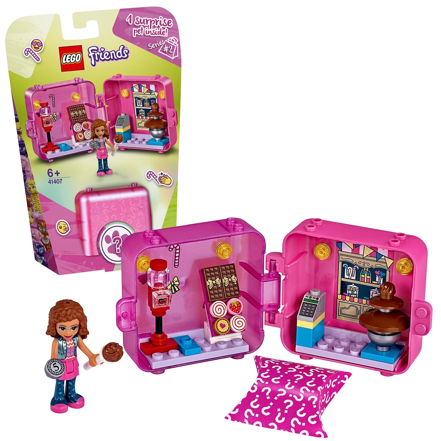 LEGO® Friends Olivia's Shopping Play Cube Set 41407