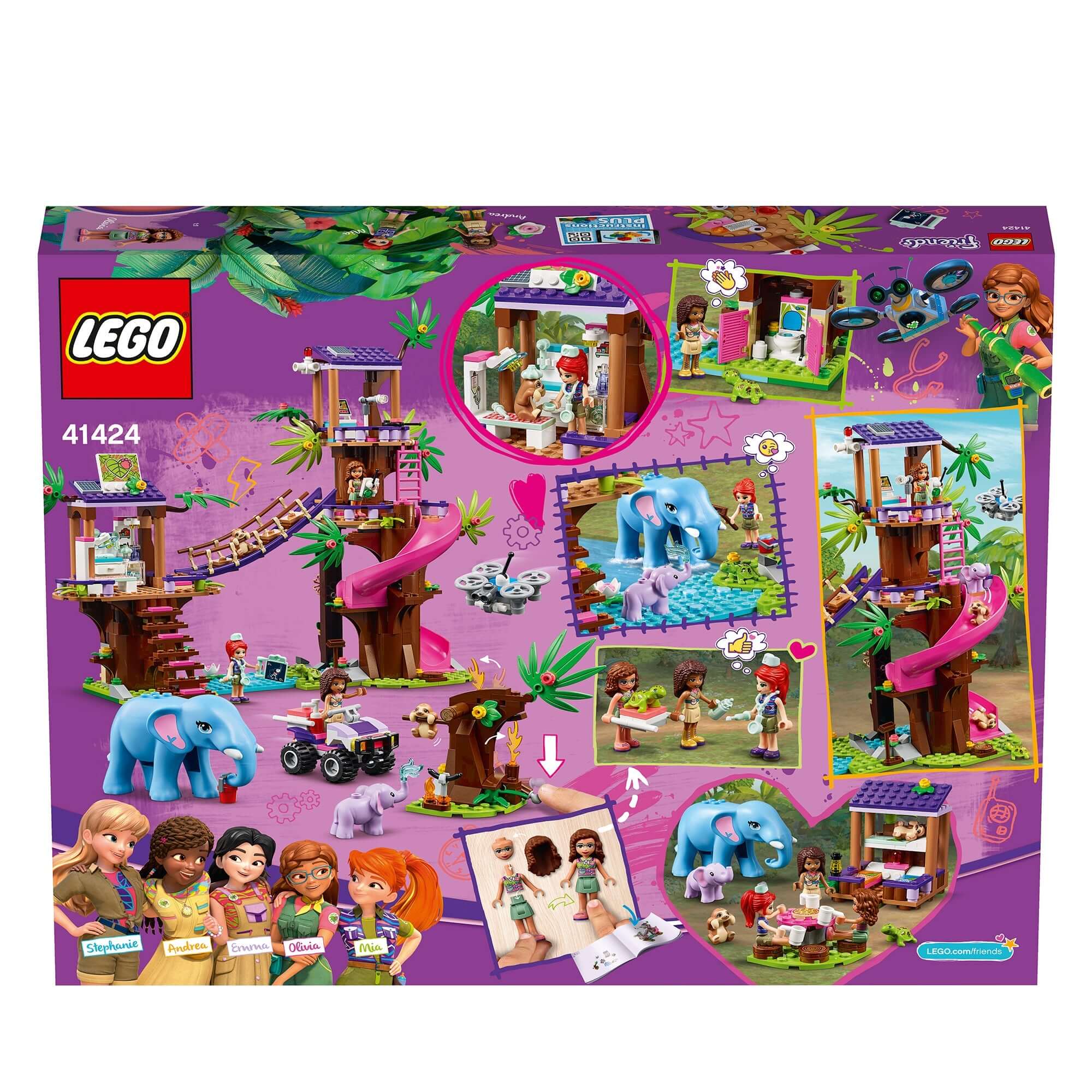 LEGO® Friends Jungle Rescue Base Vet Toy 41424
