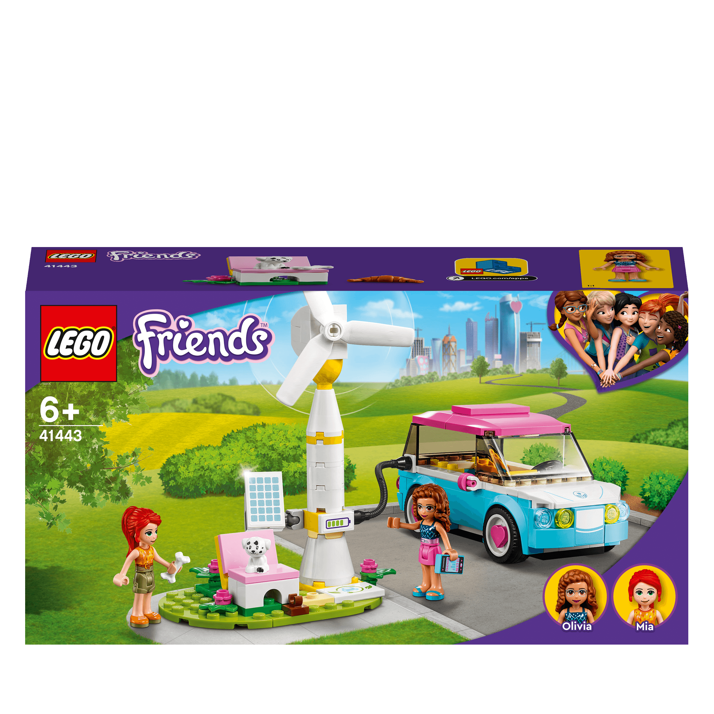 LEGO® Friends Olivia's Electric Car Toy 41443