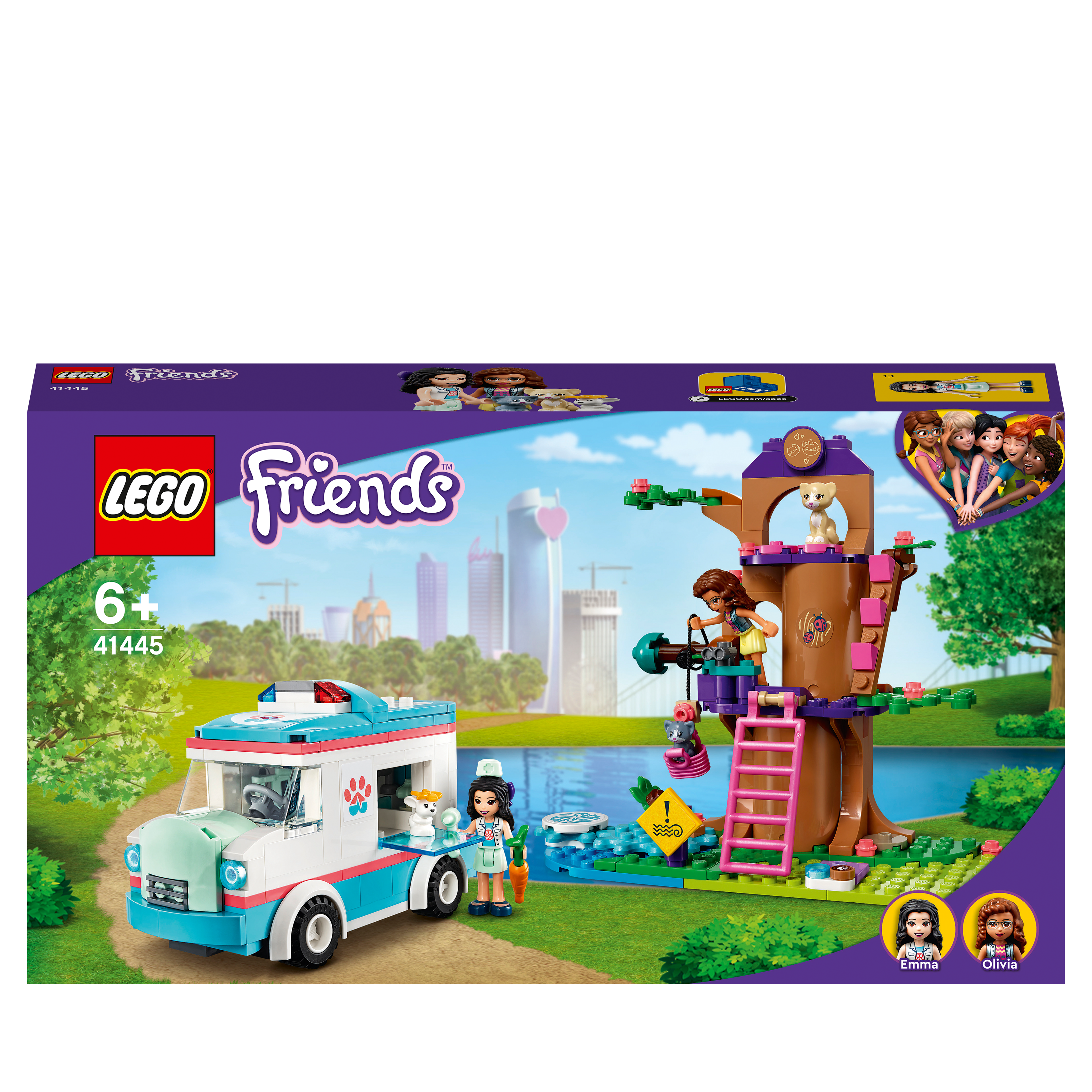 LEGO® Friends Vet Clinic Ambulance Toy Car 41445