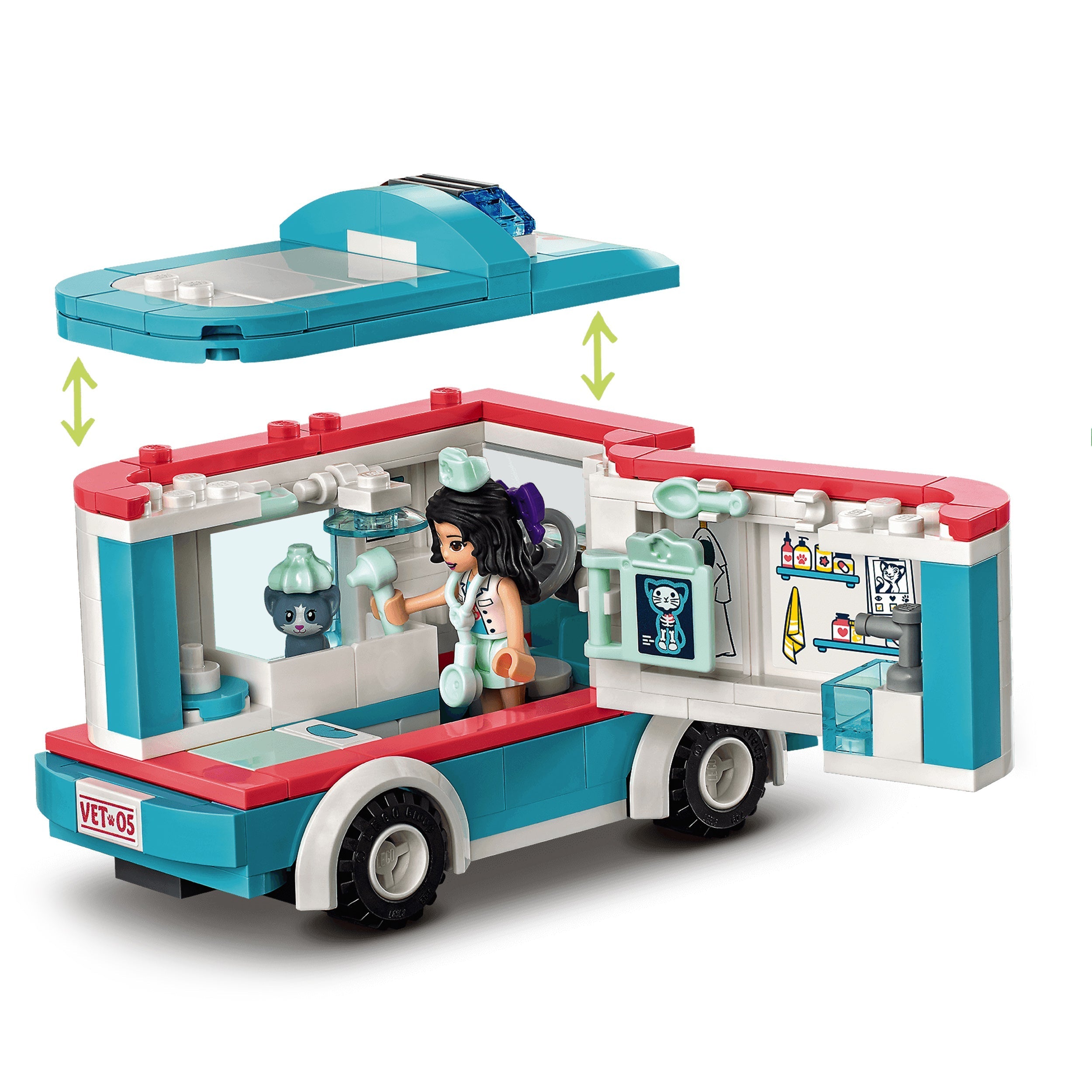 LEGO® Friends Vet Clinic Ambulance Toy Car 41445