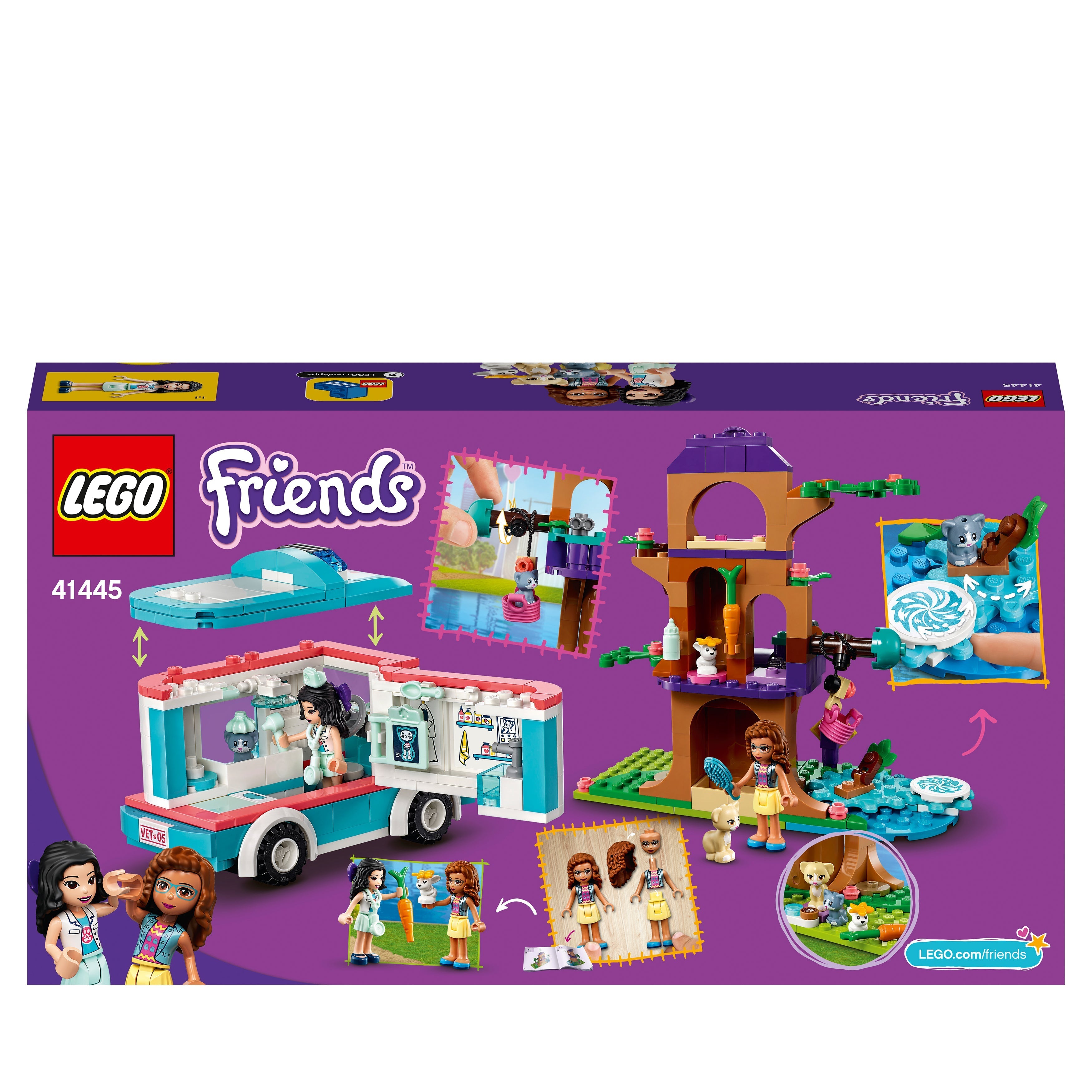LEGO® Friends Vet Clinic Ambulance Toy Car 41445