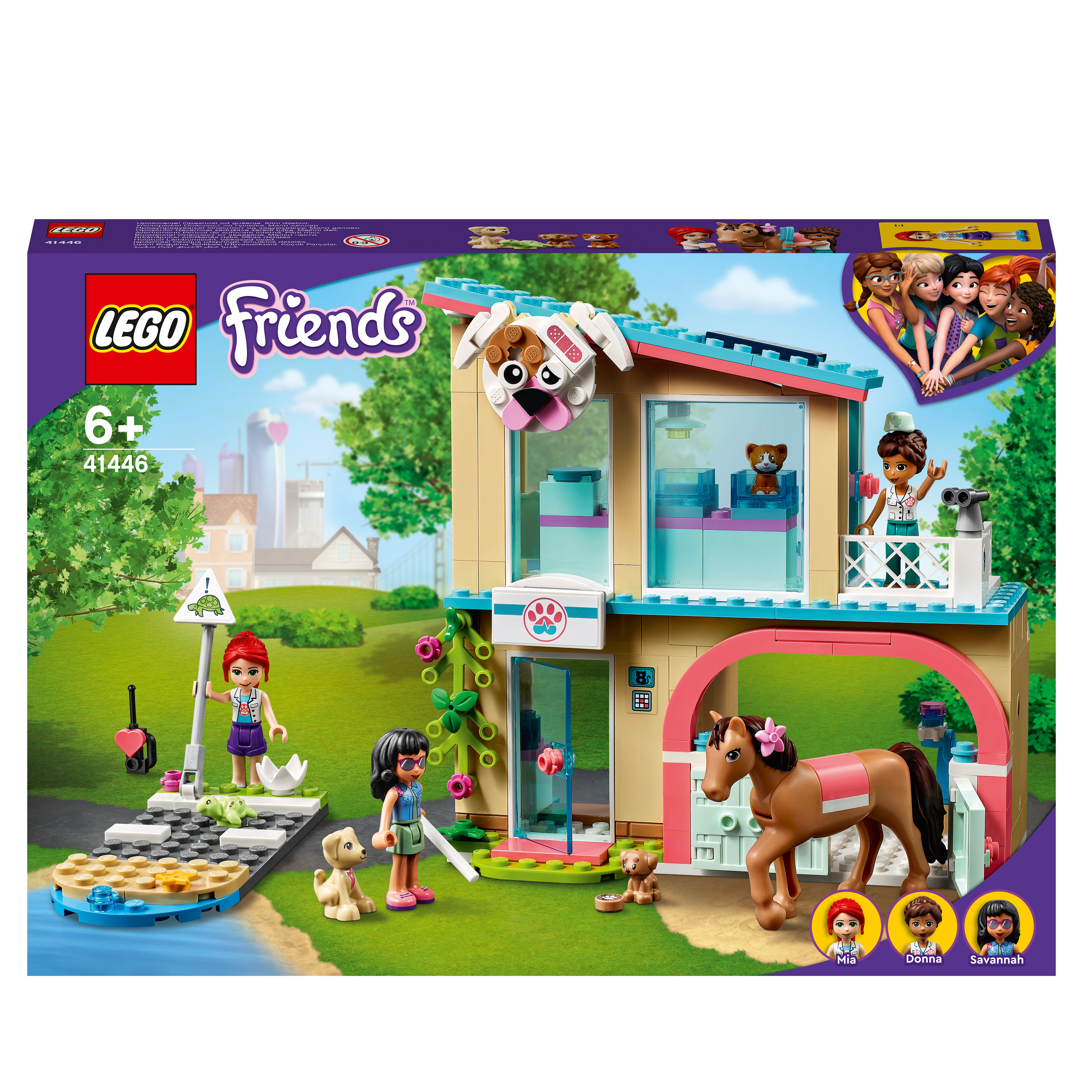 LEGO® Friends Heartlake City Vet Clinic Toy 41446