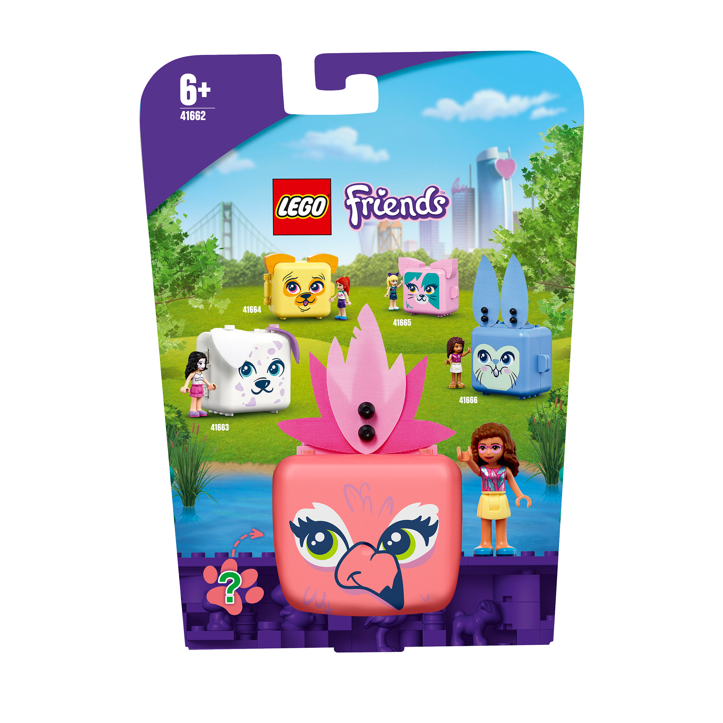 LEGO® Friends Olivia’s Flamingo Cube Mini Set 41662