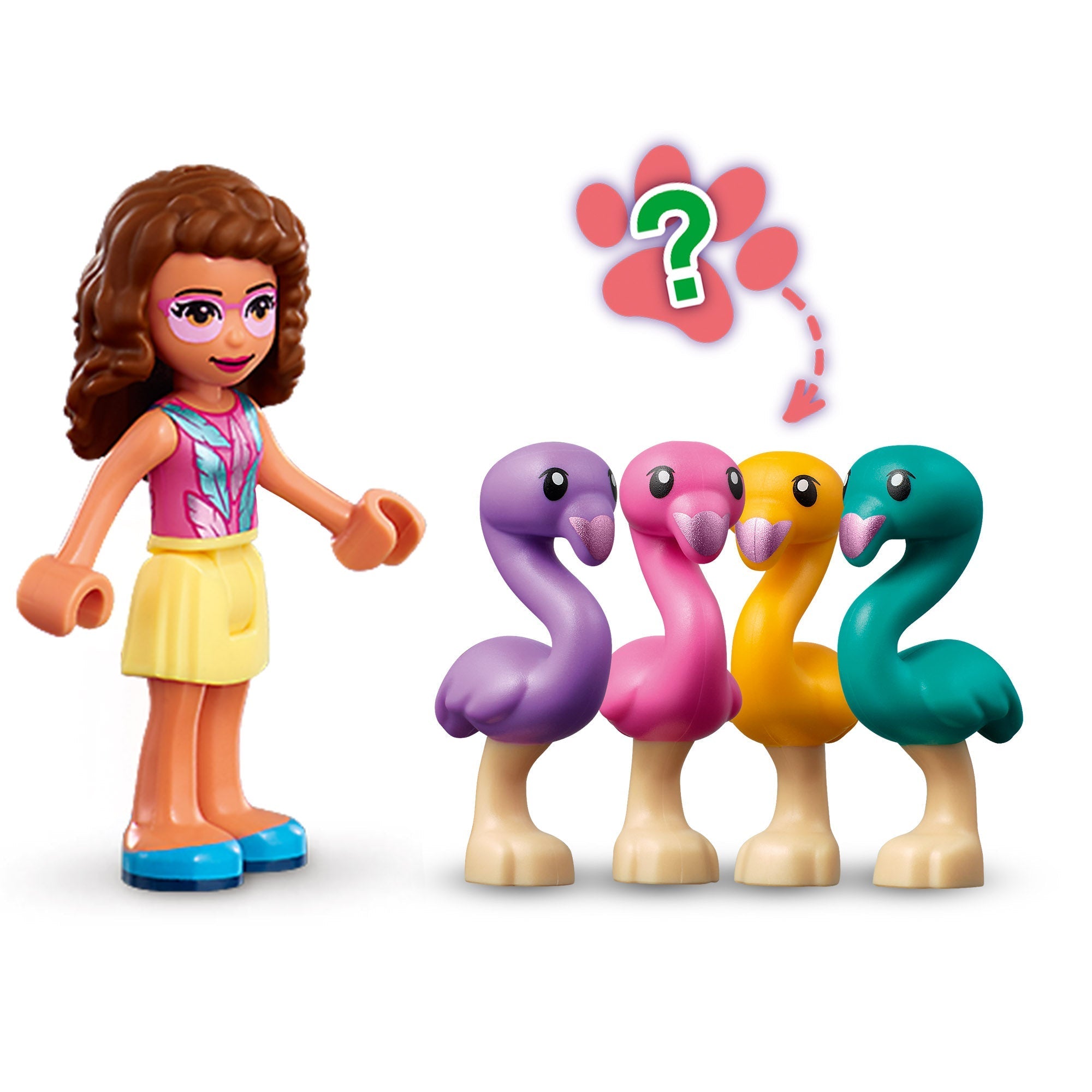 LEGO® Friends Olivia’s Flamingo Cube Mini Set 41662