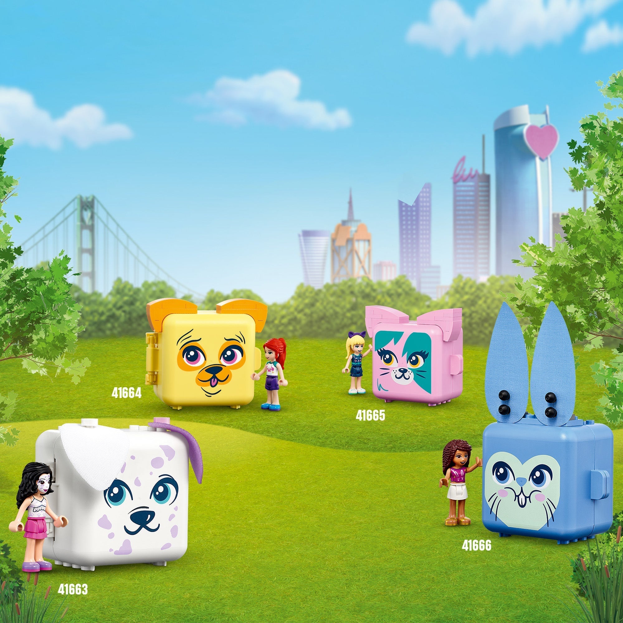 LEGO® Friends Olivia’s Flamingo Cube Mini Set 41662