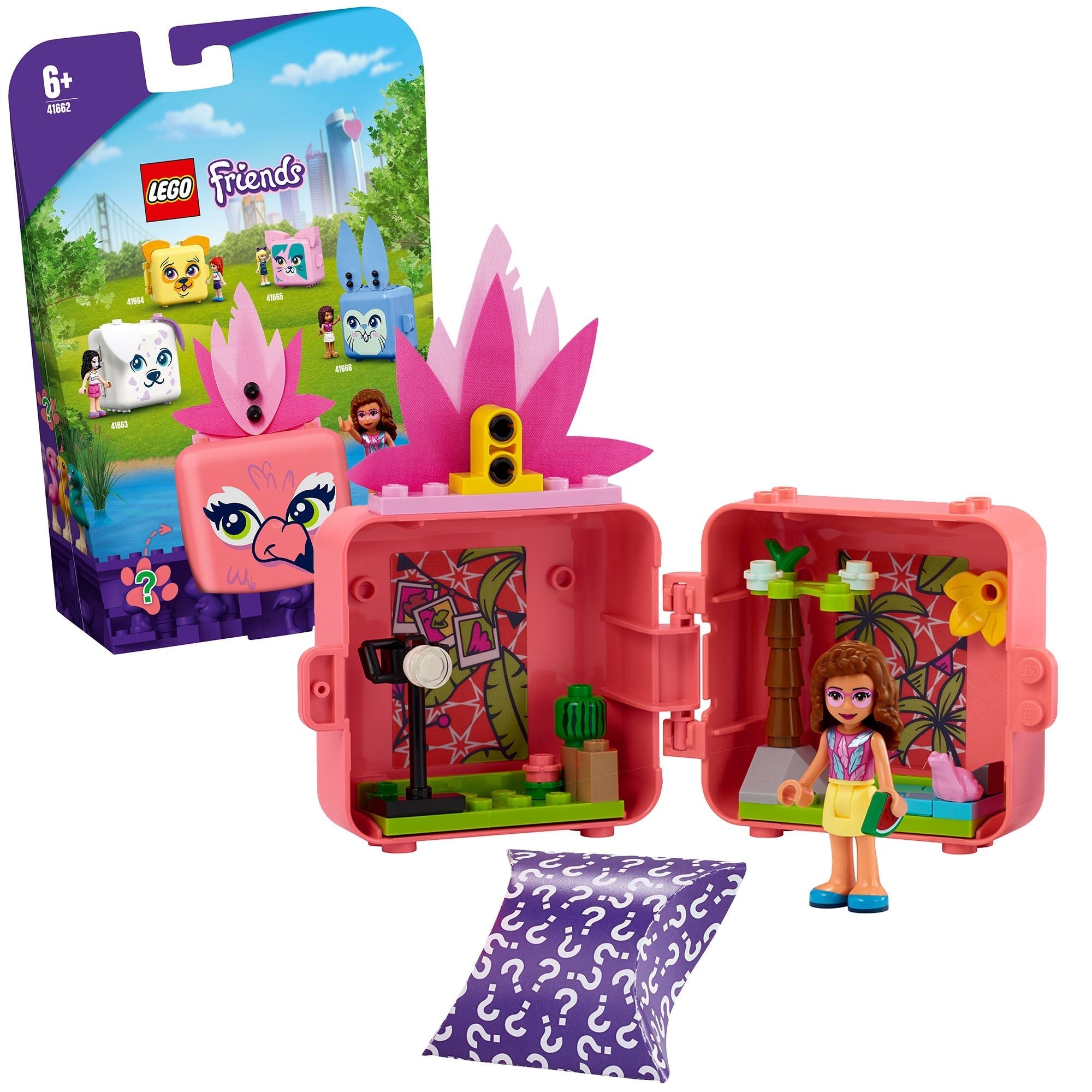 LEGO® Friends Olivia’s Flamingo Cube Mini Set 41662