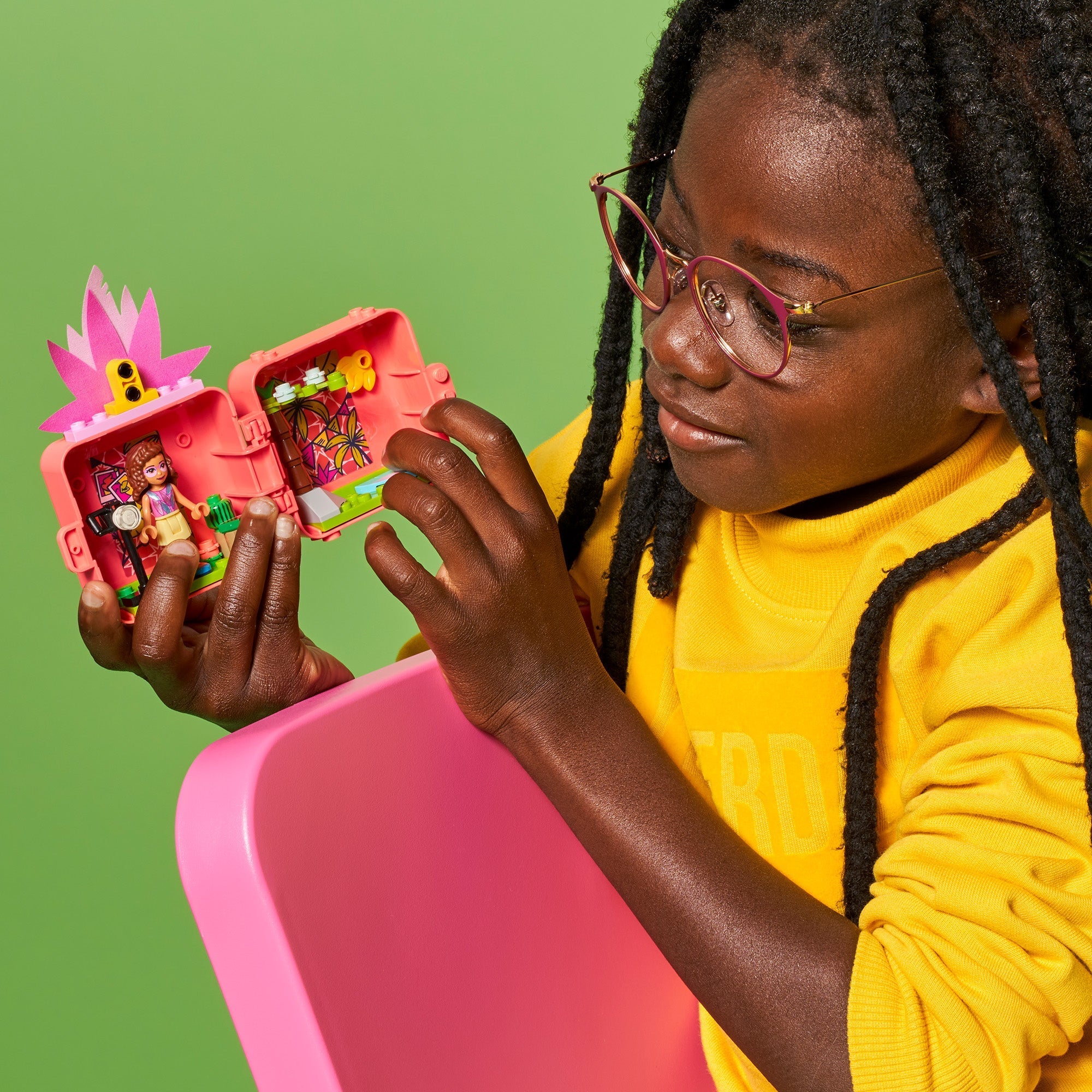 LEGO® Friends Olivia’s Flamingo Cube Mini Set 41662