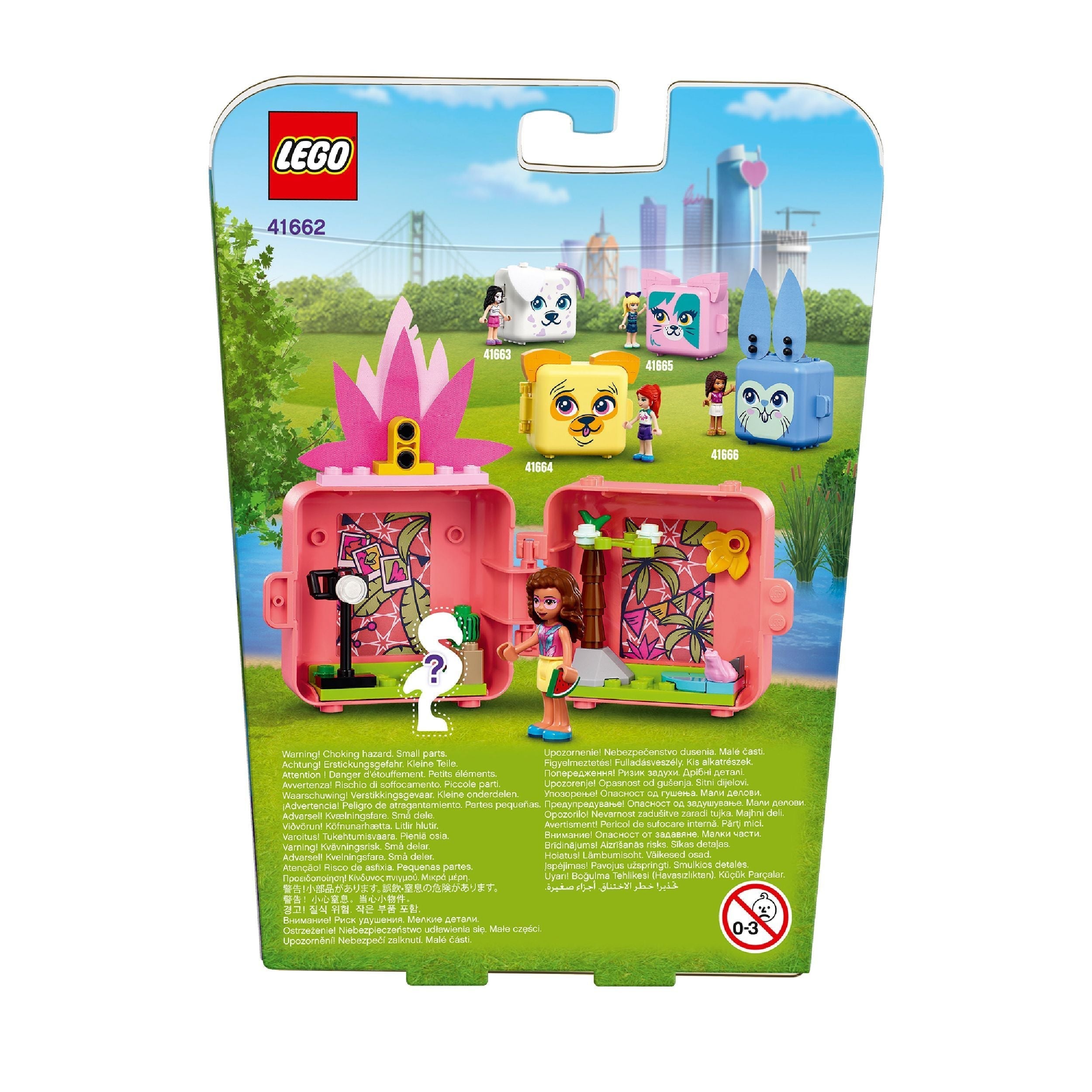 LEGO® Friends Olivia’s Flamingo Cube Mini Set 41662