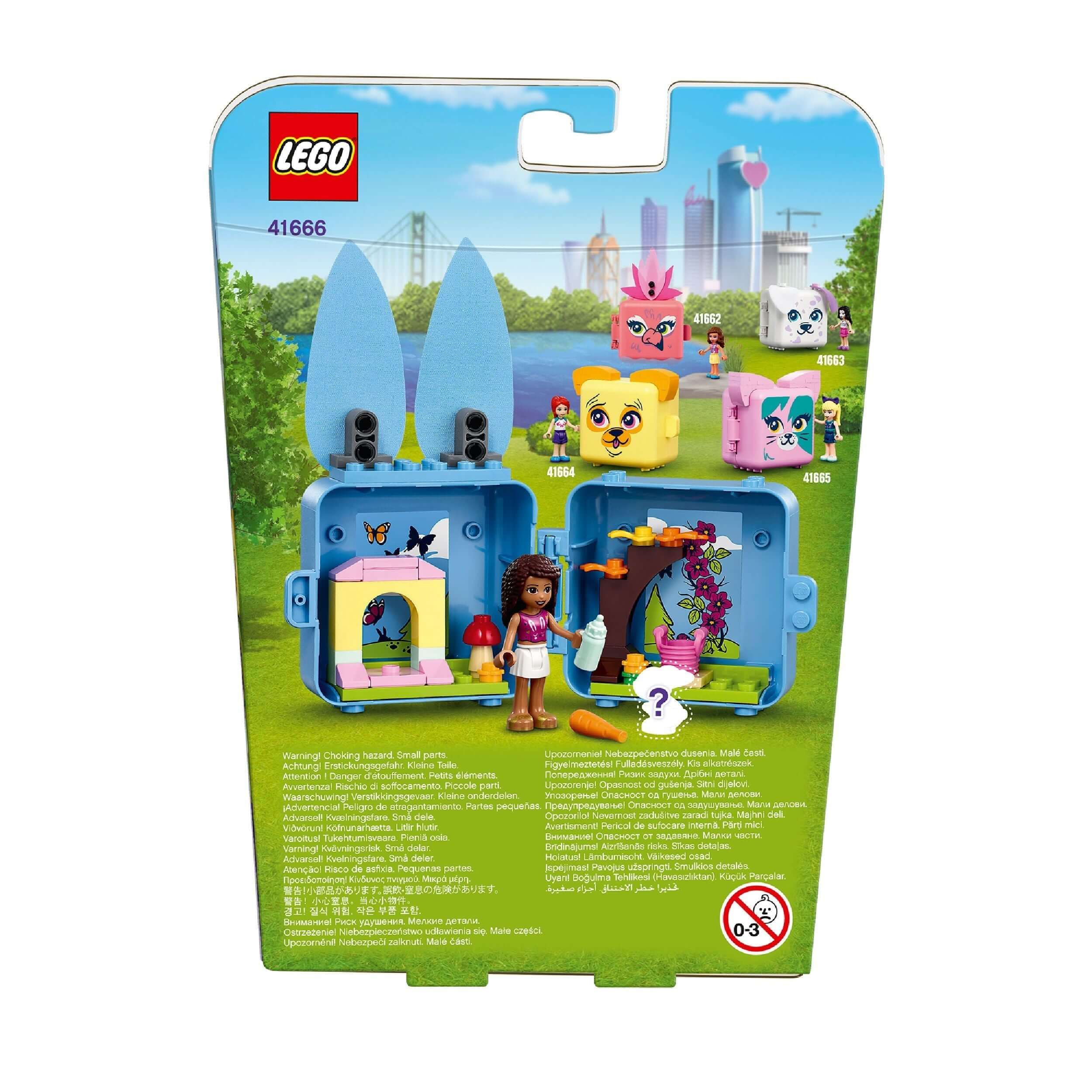 LEGO® Friends Andrea’s Bunny Cube Playset 41666