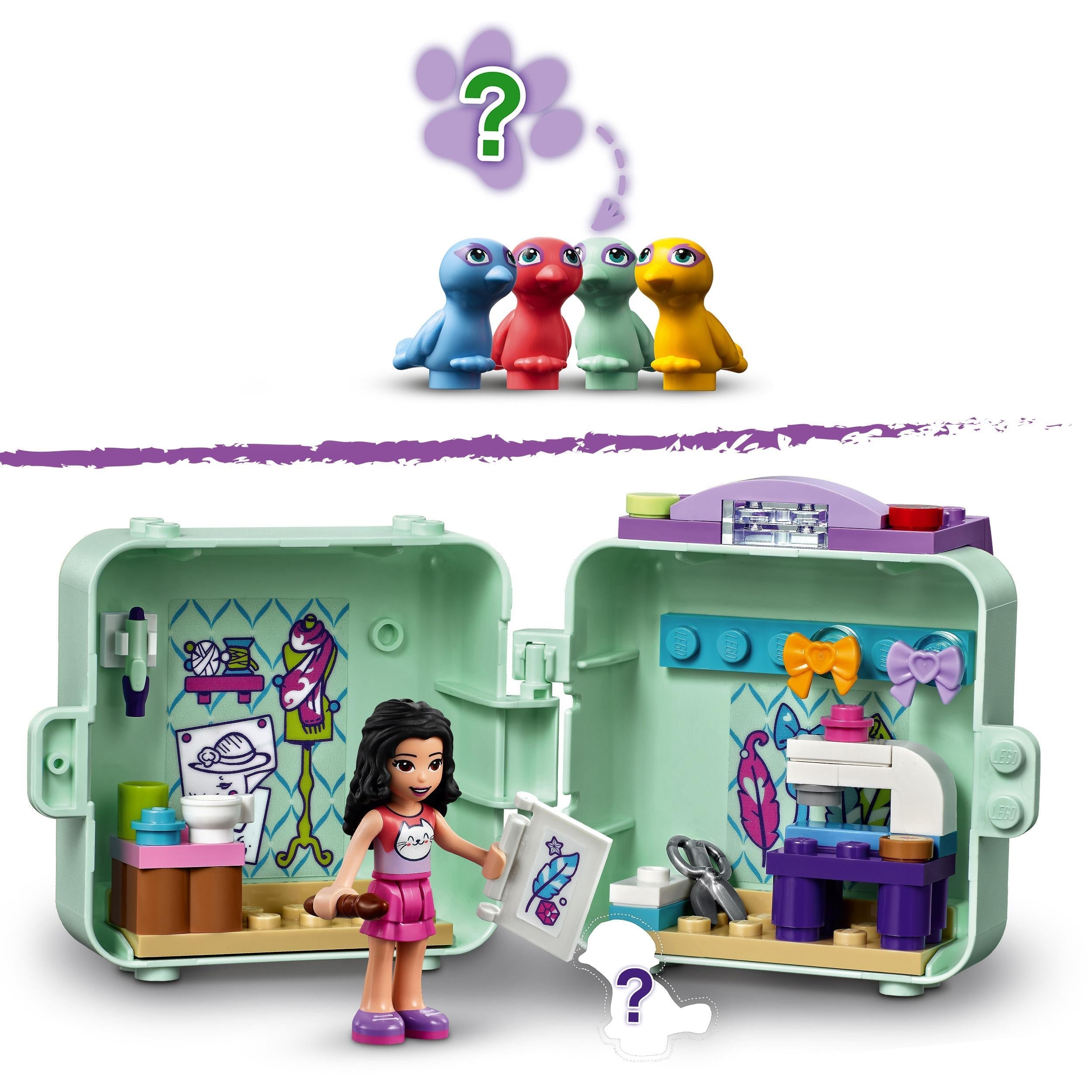 LEGO® Friends Emma’s Fashion Cube Play Set 41668