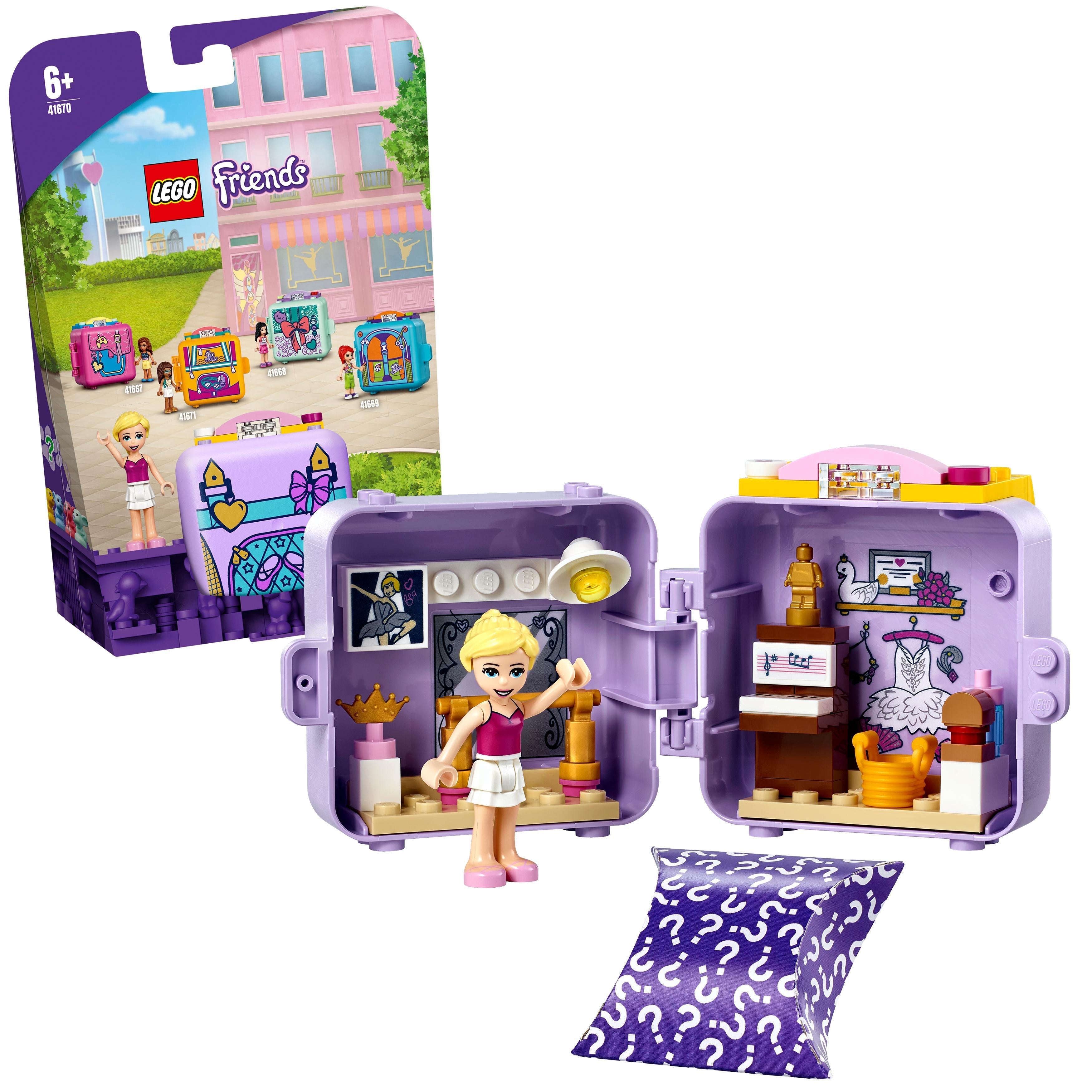 LEGO® Friends Stephanie's Ballet Cube Play Set 41670