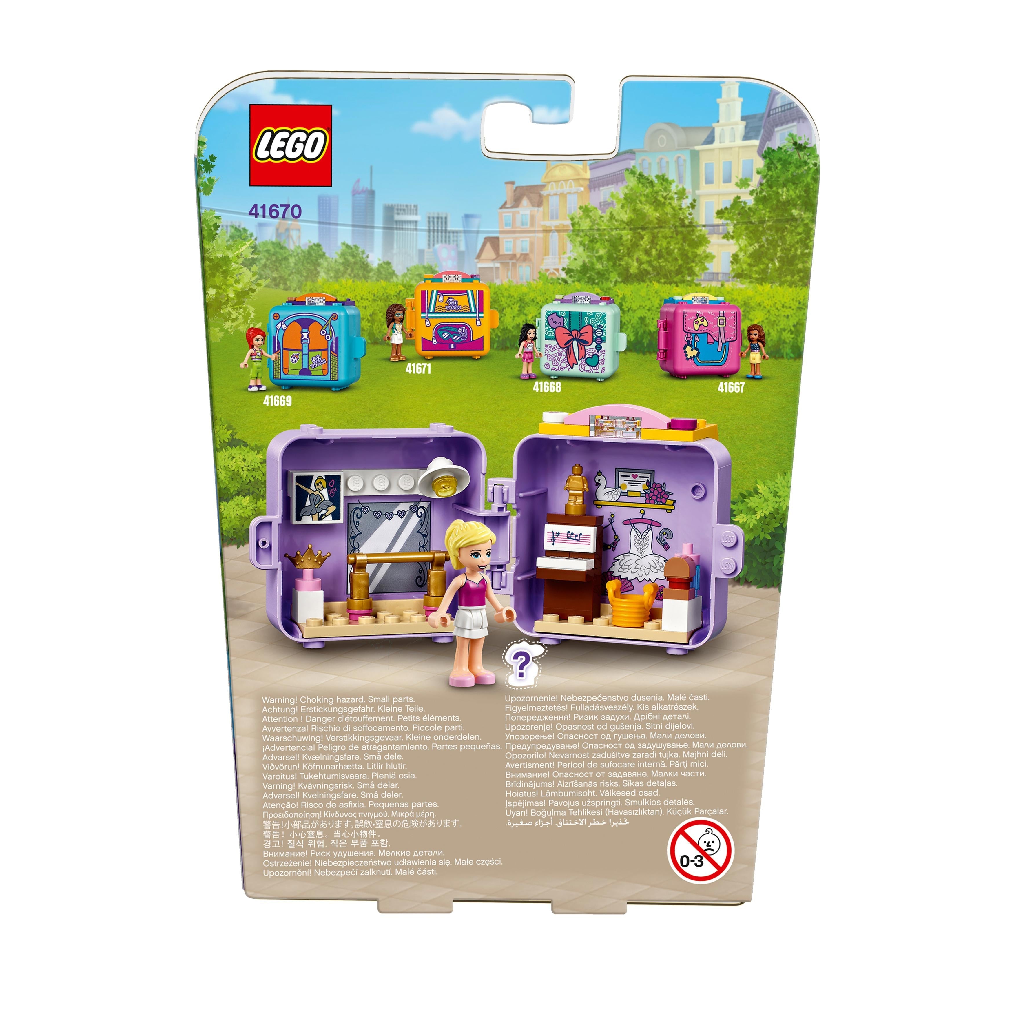 LEGO® Friends Stephanie's Ballet Cube Play Set 41670